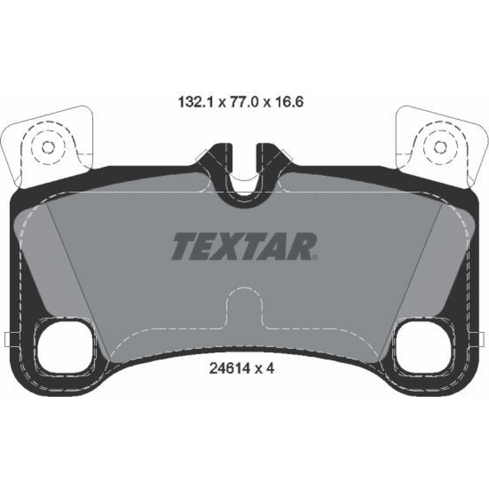 Bremsbelagsatz Vw T. Touareg 02-/Q7/Cayenne 2461401