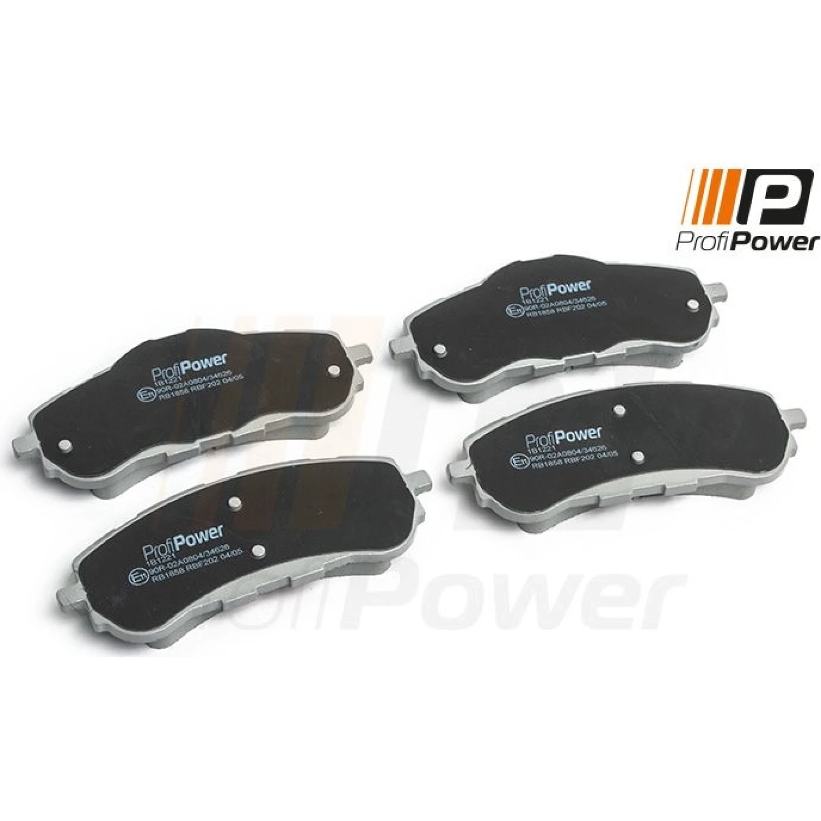PROFIPOWER Bremsbelagsatz, Scheibenbremse 1B1221