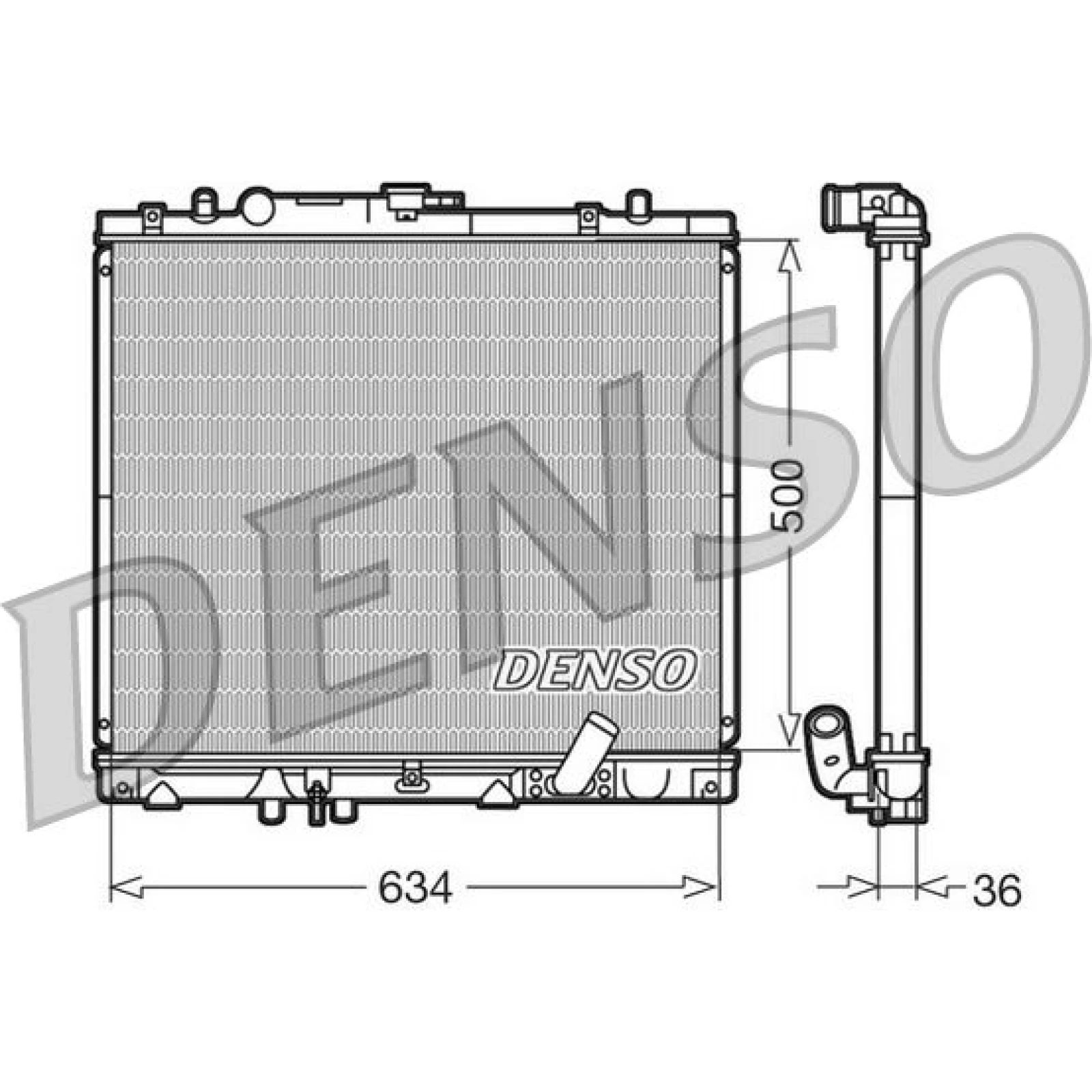 DENSO Motorkühler DRM45020