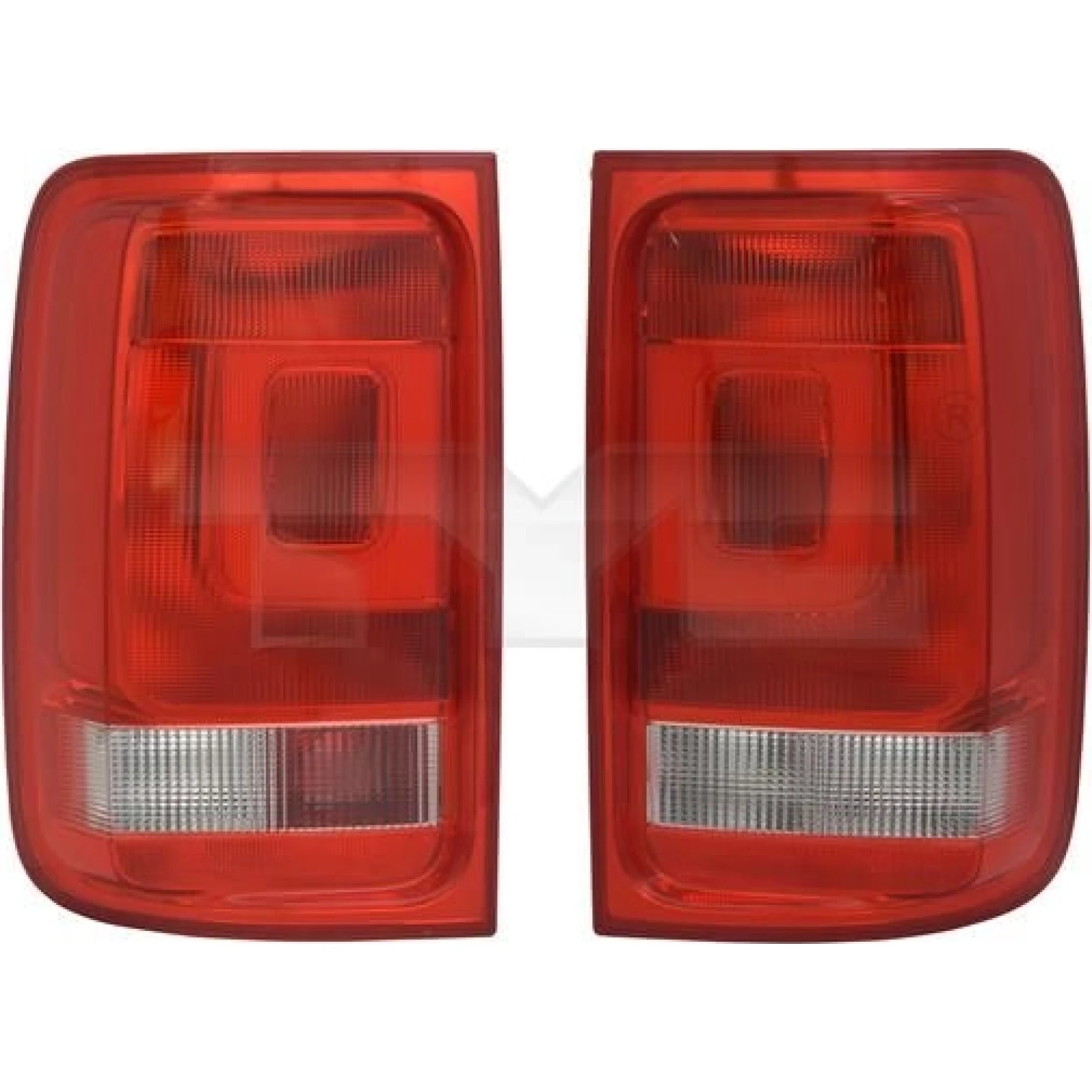 Heckleuchte R O K-PLATTE ROT/WEISS TYP ARTEB 7305,659,1