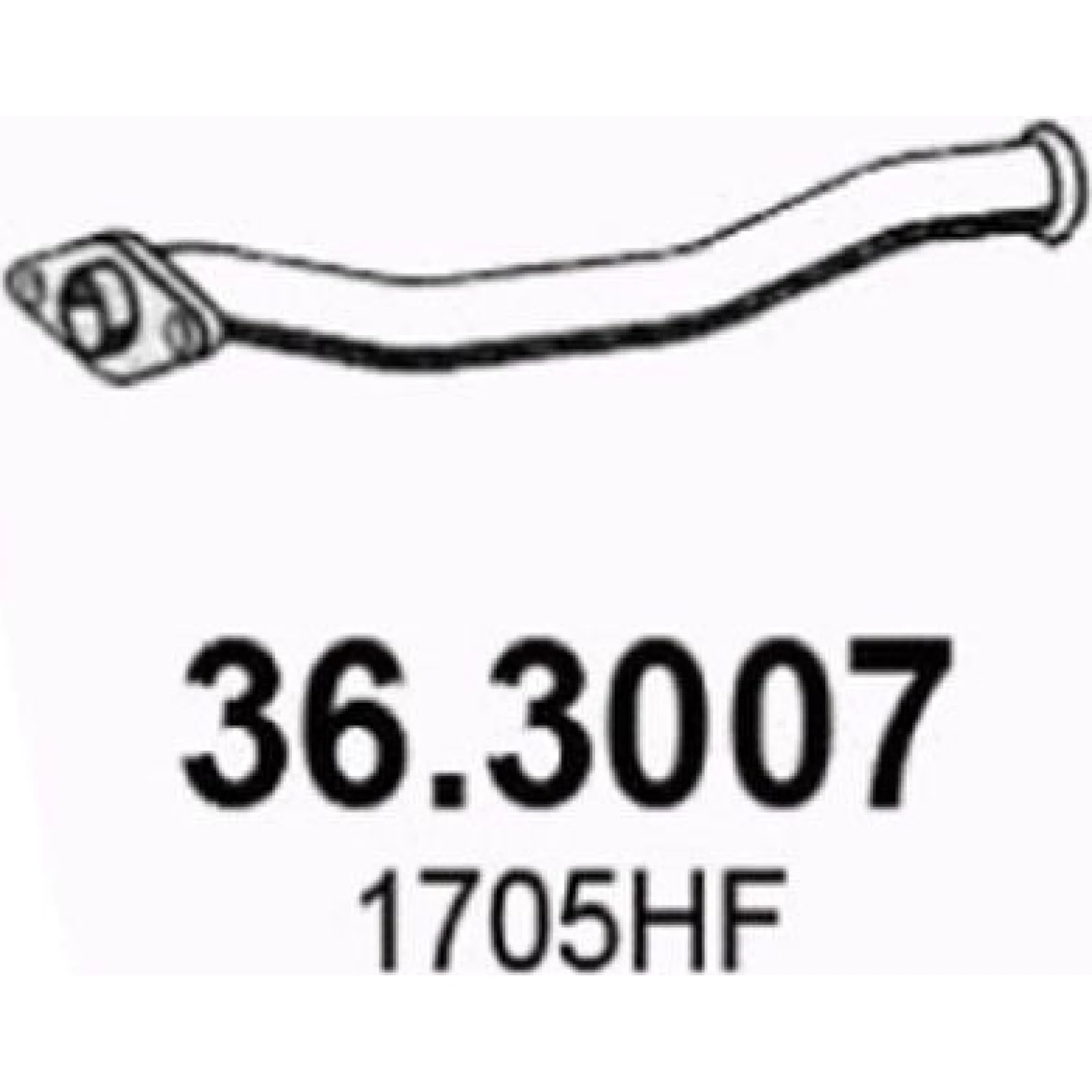 Abgasrohr 36.3007