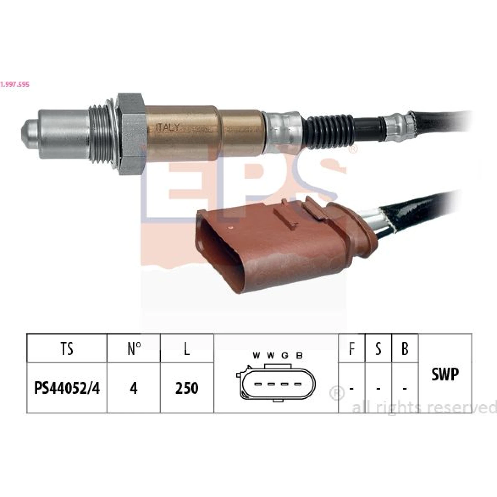 EPS Lambdasonde VAG 1.997.595