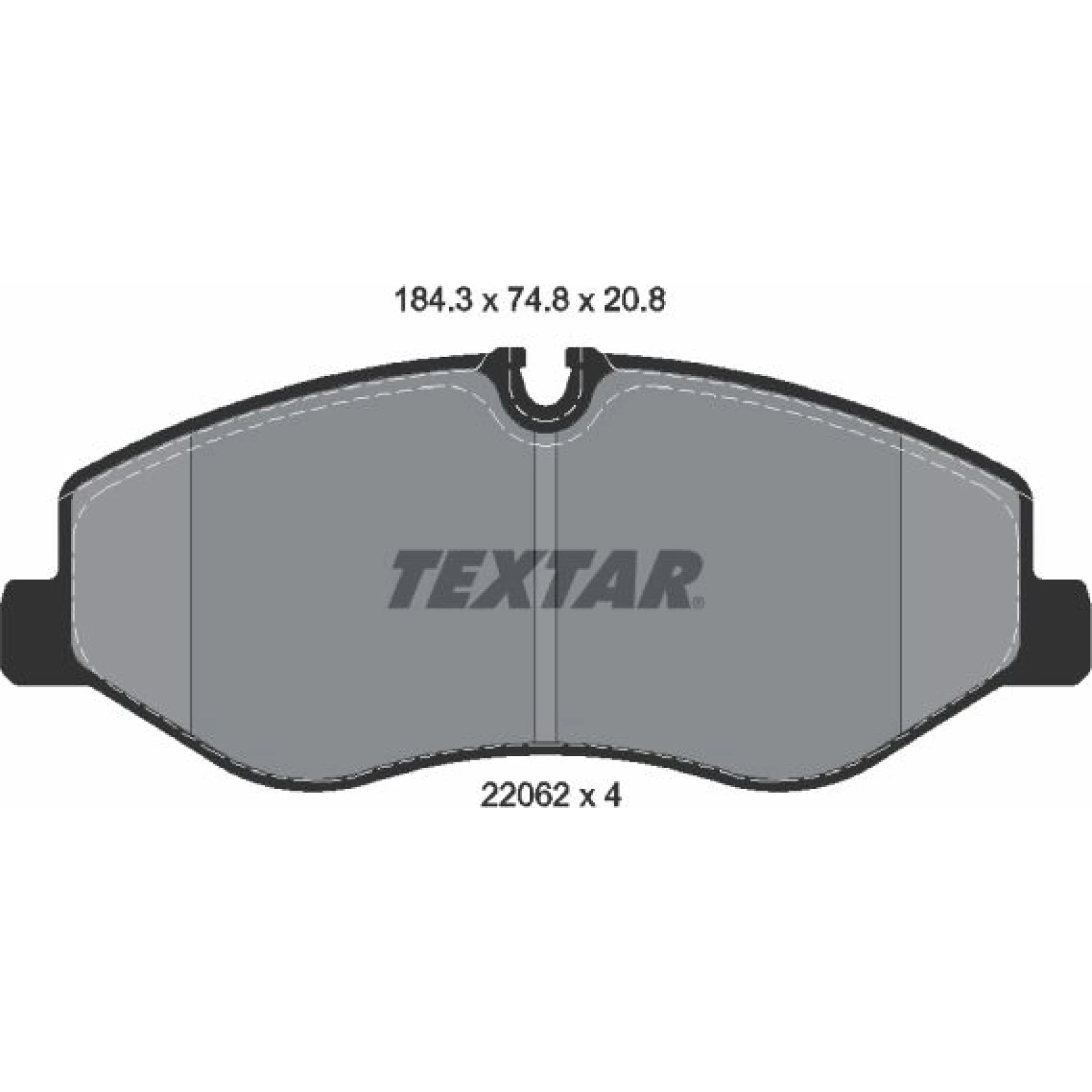 Textar Bremsbelagsatz 2206201
