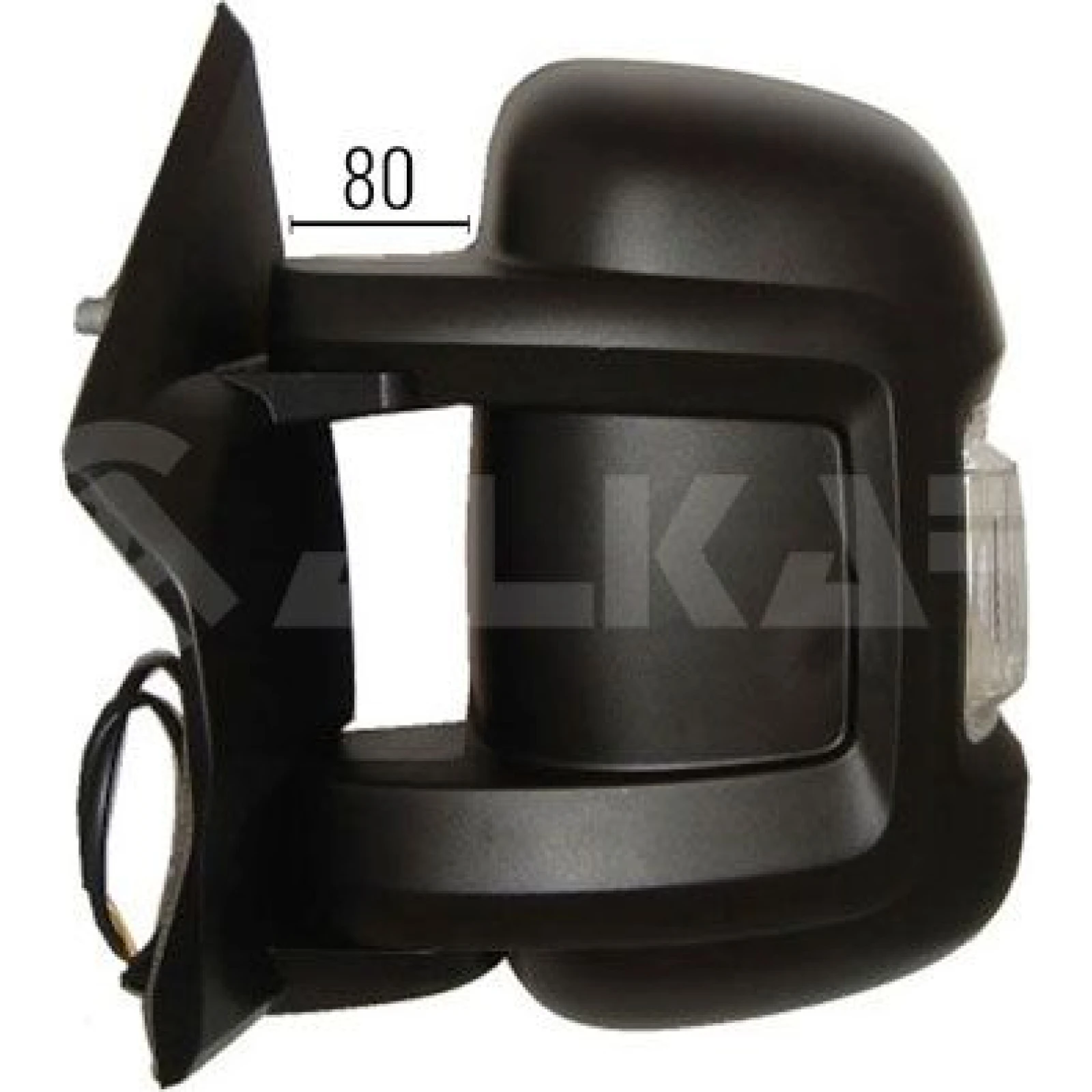 SPIEGEL L EL VERS HZB SCHWARZ +BLI 8-PIN 2518,701,3