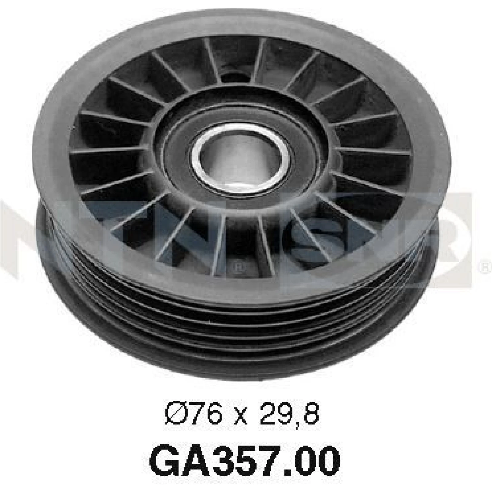 SNR Spannrolle, Keilrippenriemen GA357.00
