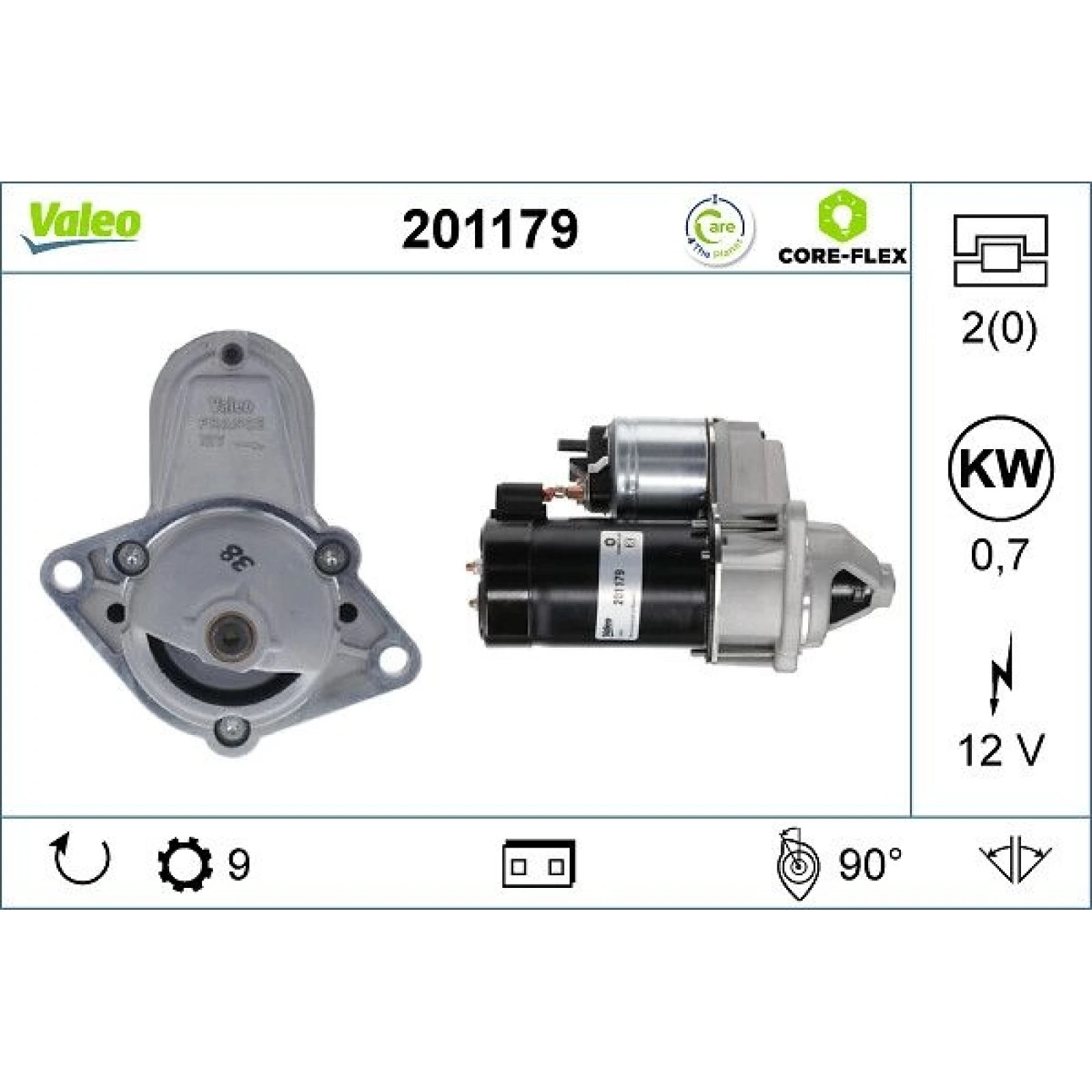 VALEO Anlasser 201179