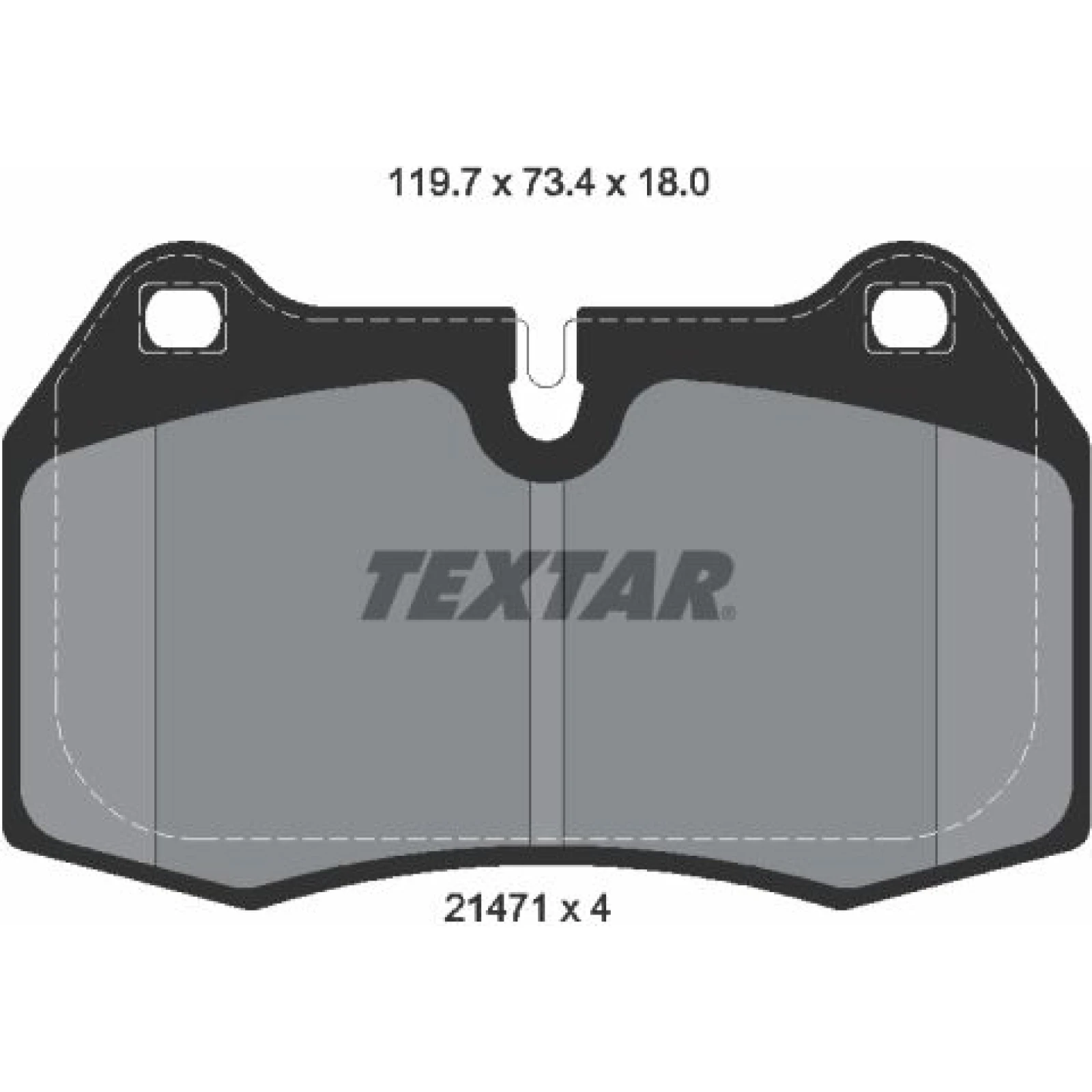 Bremsbelagsatz Bmw S. 7/8 2,5-5,4 94-01 2147102