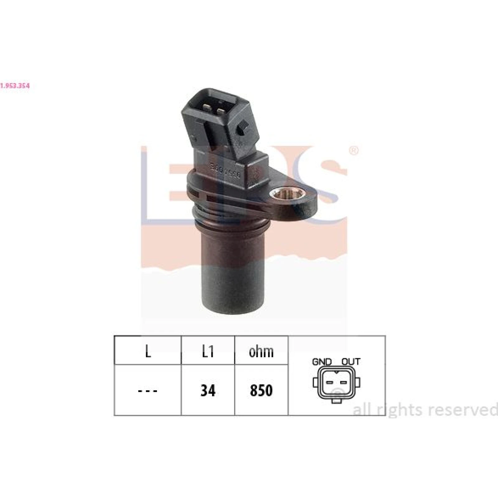 Drehzahlsensor, Motormanagemen 1.953.354