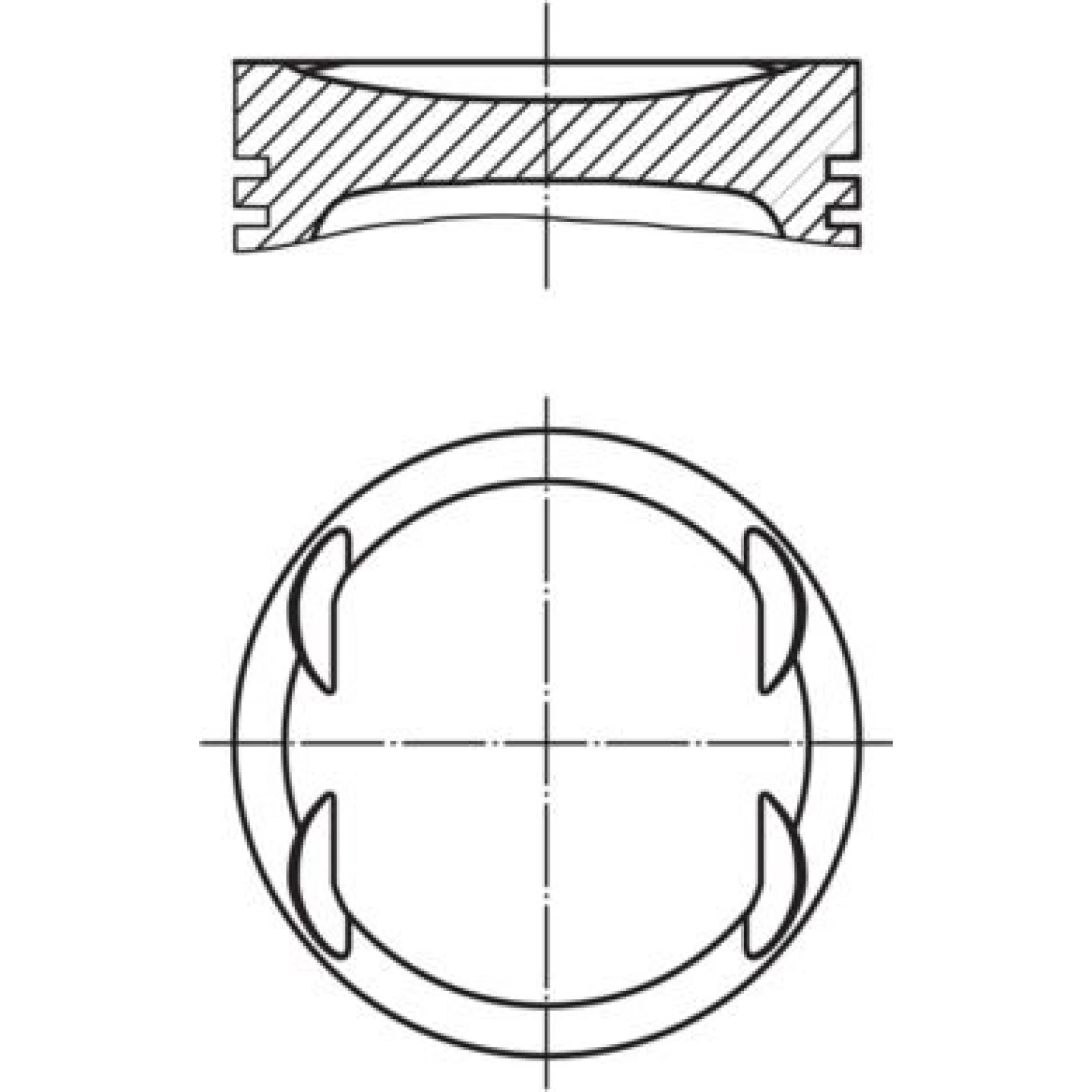 MAHLE Kolben 004 08 01
