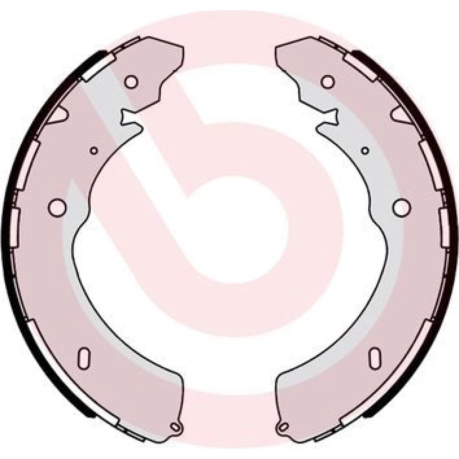 Bremsbackensatz HA S 34 508