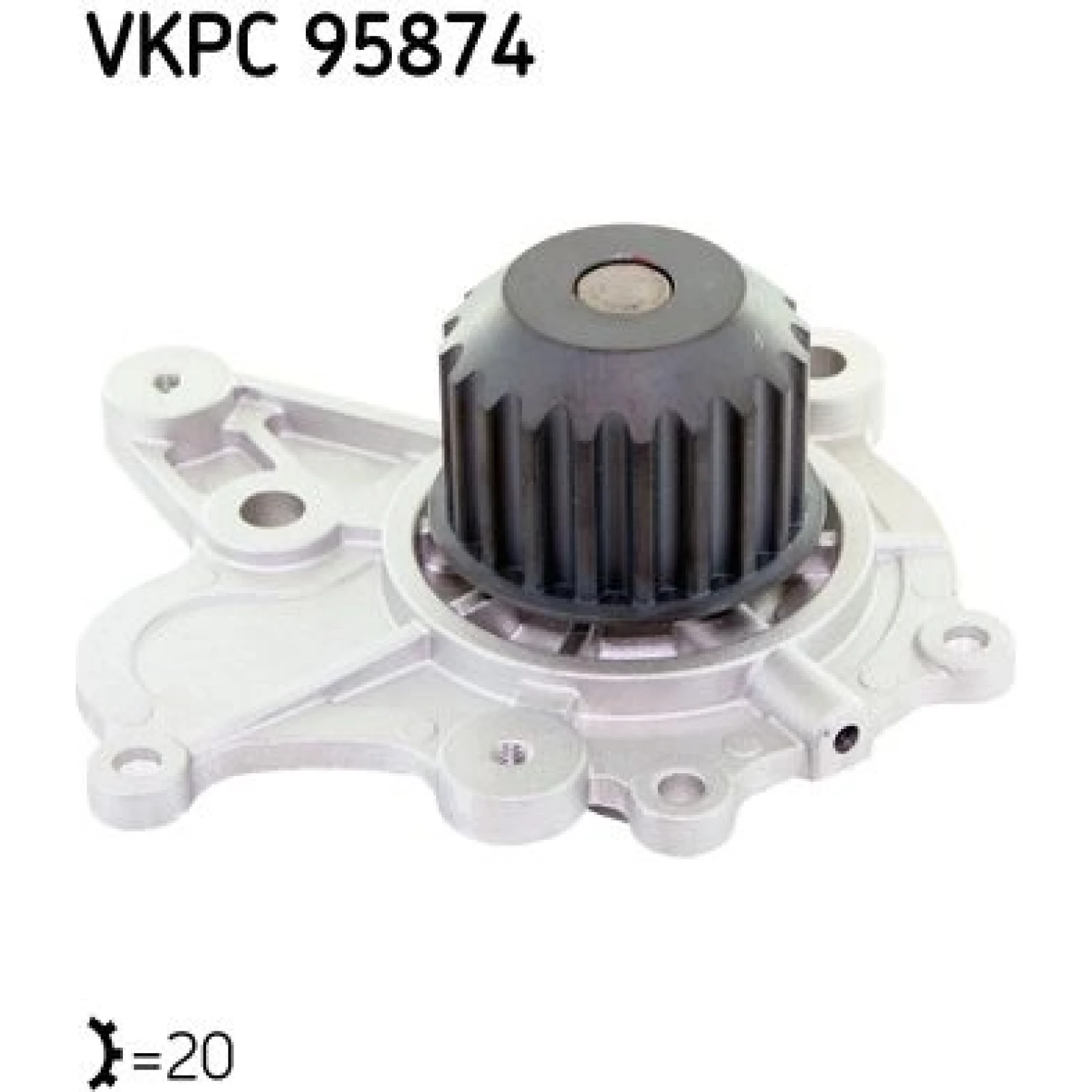 SKF Wasserpumpe / Kühlmittelpumpe VKPC 95874