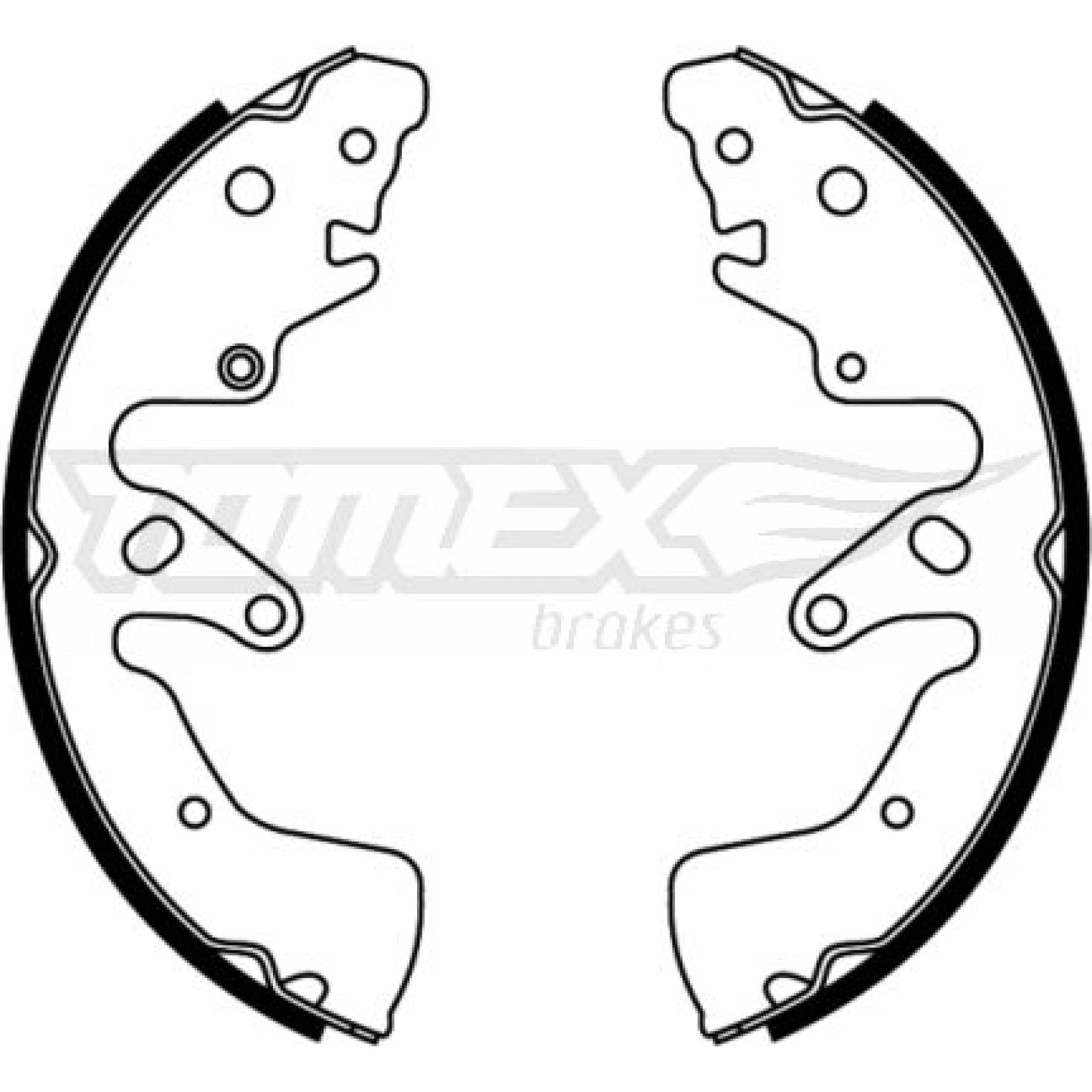TOMEX brakes Bremsbackensatz TX 22-76