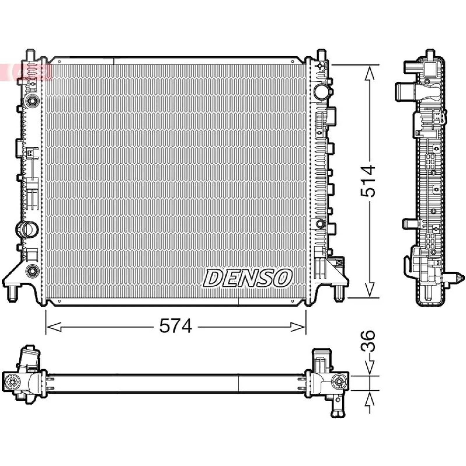 DENSO Motorkühler DRM99013