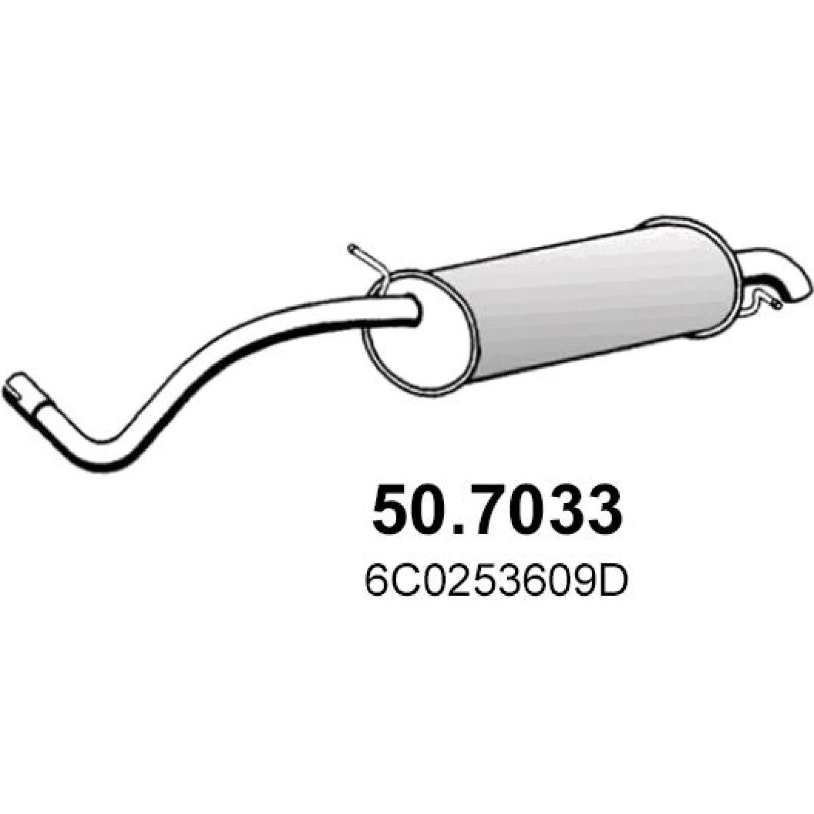 Endschalldämpfer 50.7033