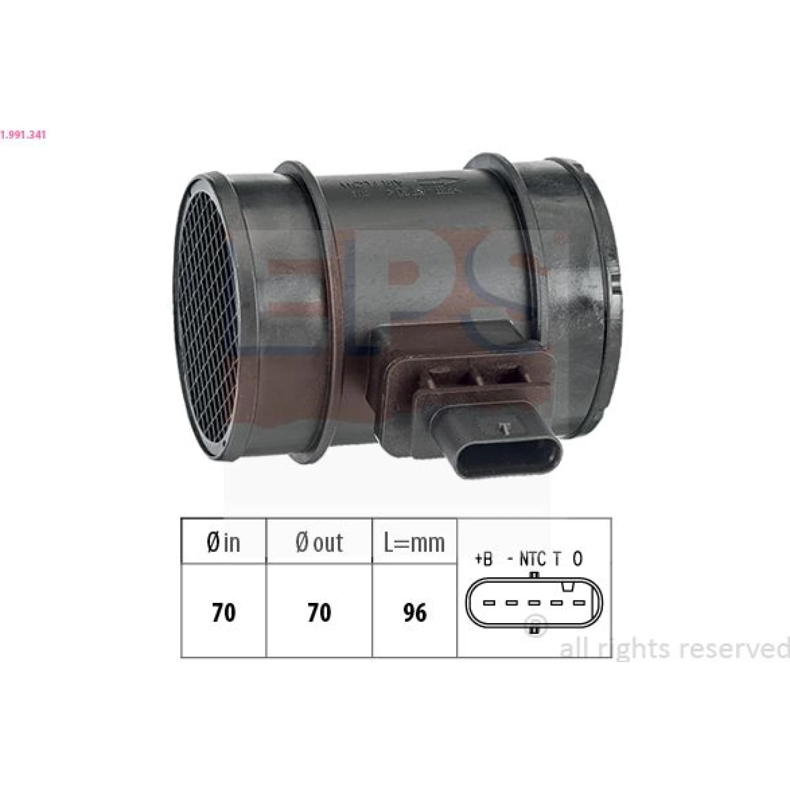 EPS Luftmassenmesser Luftmengenmesser 1.991.341