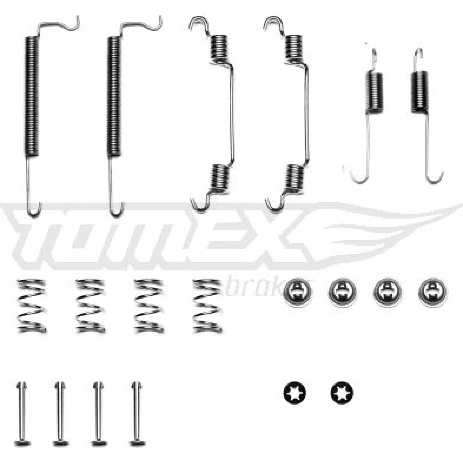 TOMEX brakes Zubehörsatz, Bremsbacken TX 40-05