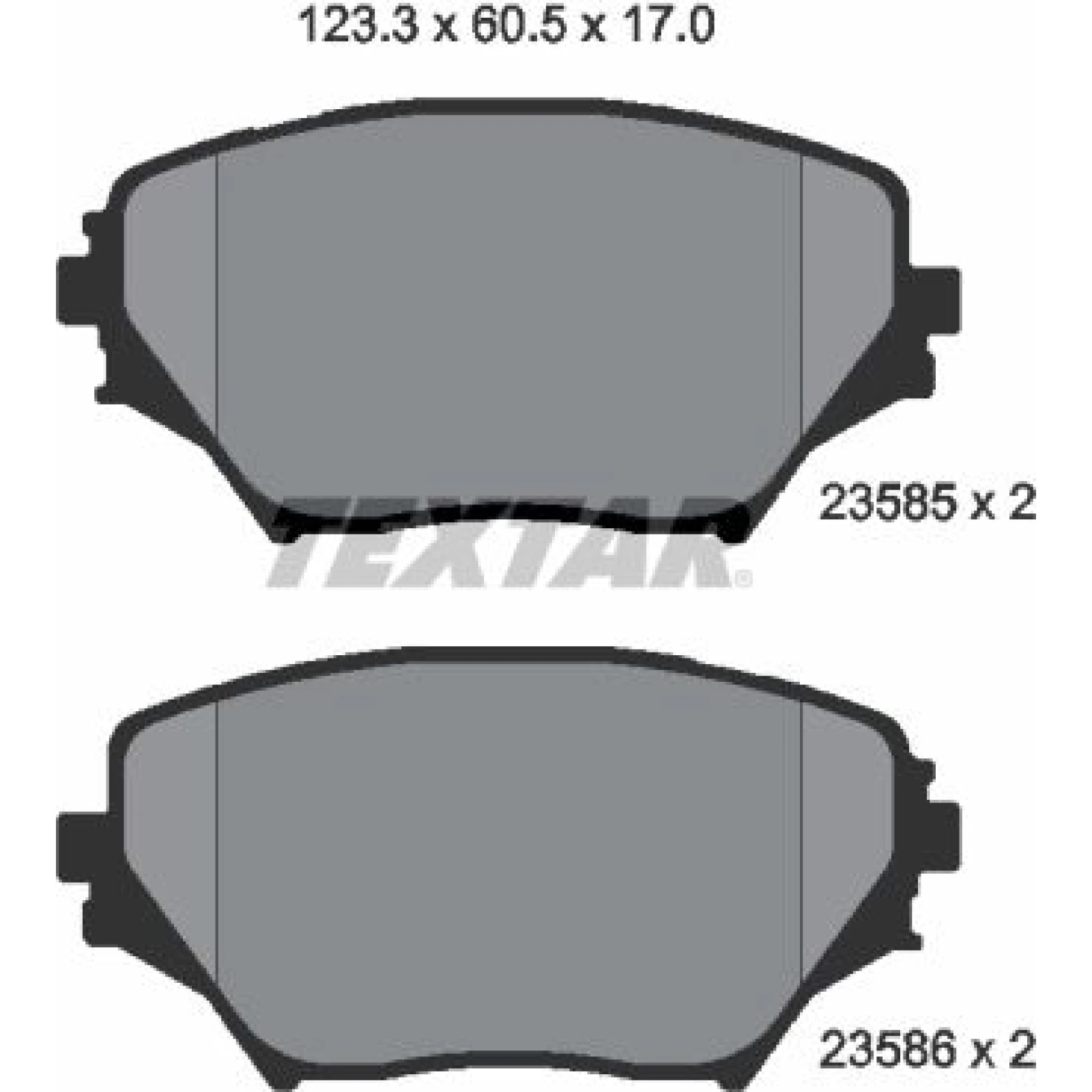 Bremsbelagsatz Toyota P. Rav4 2358501