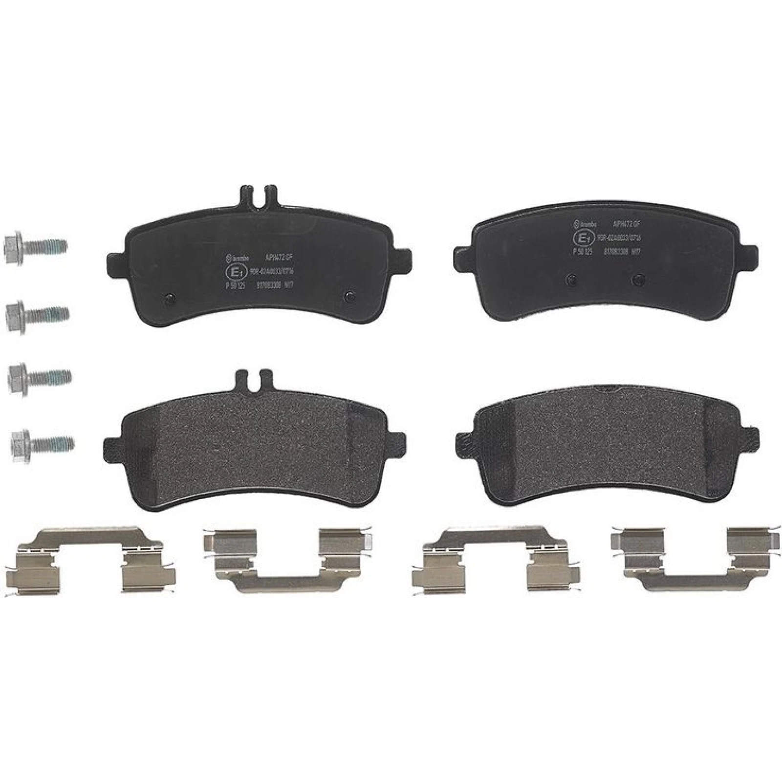 BREMBO Bremsklötze HA P 50 125