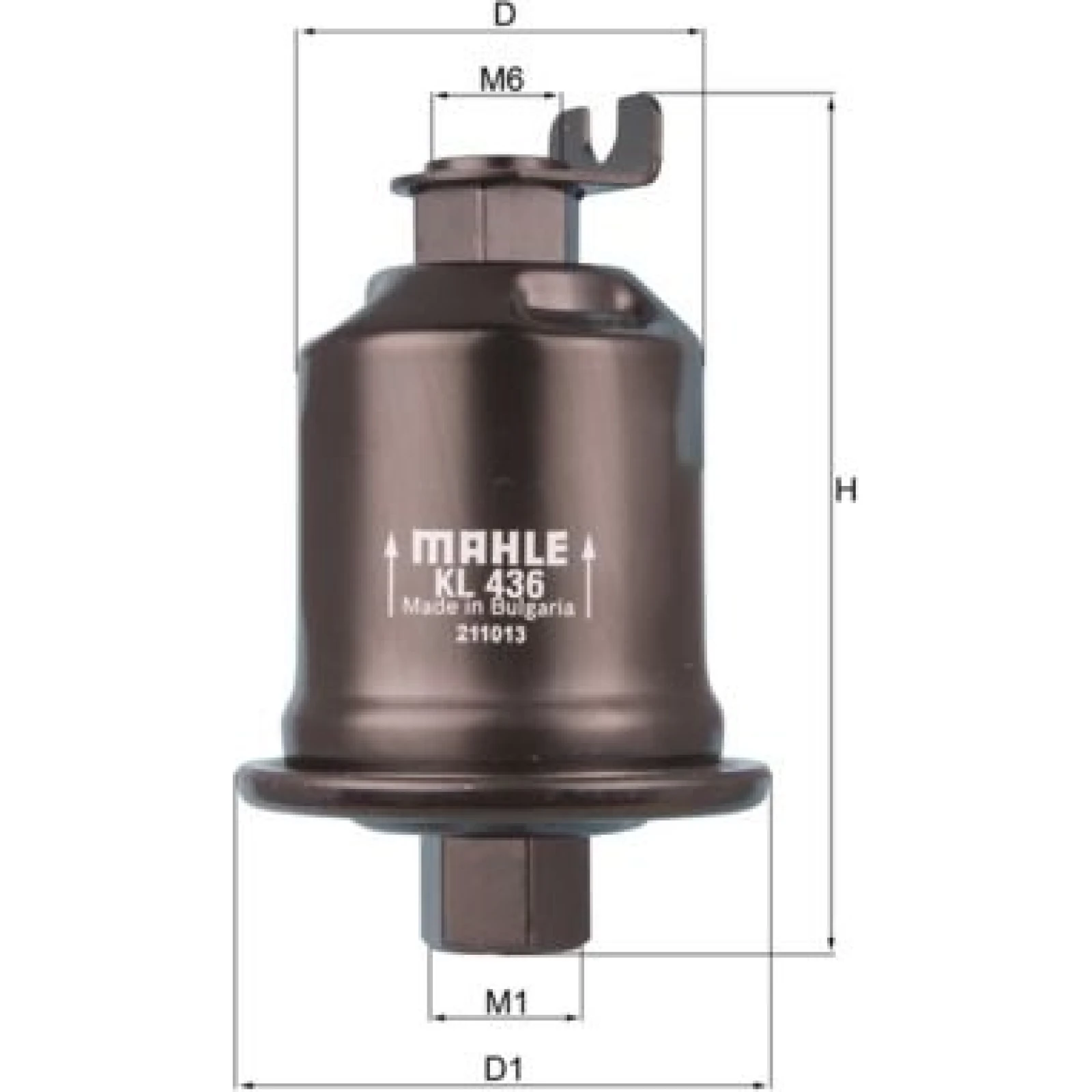 MAHLE Kraftstofffilter KL 436