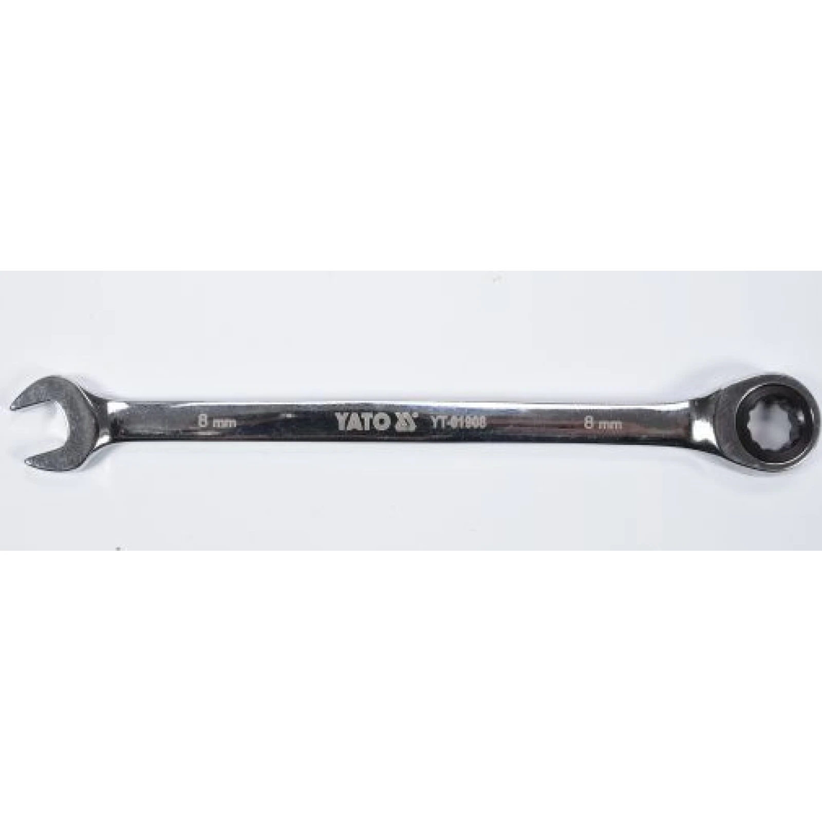 YATO YT-01908 Ratschen-Ringmaulschlüssel 8 mm, Länge 141 mm, 72 Zähne, 12-kant, CrV 6140, AS-DRIVE