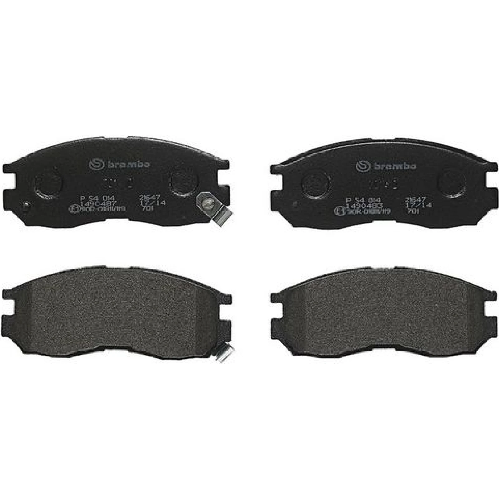 BREMBO Bremsklötze VA P 54 014