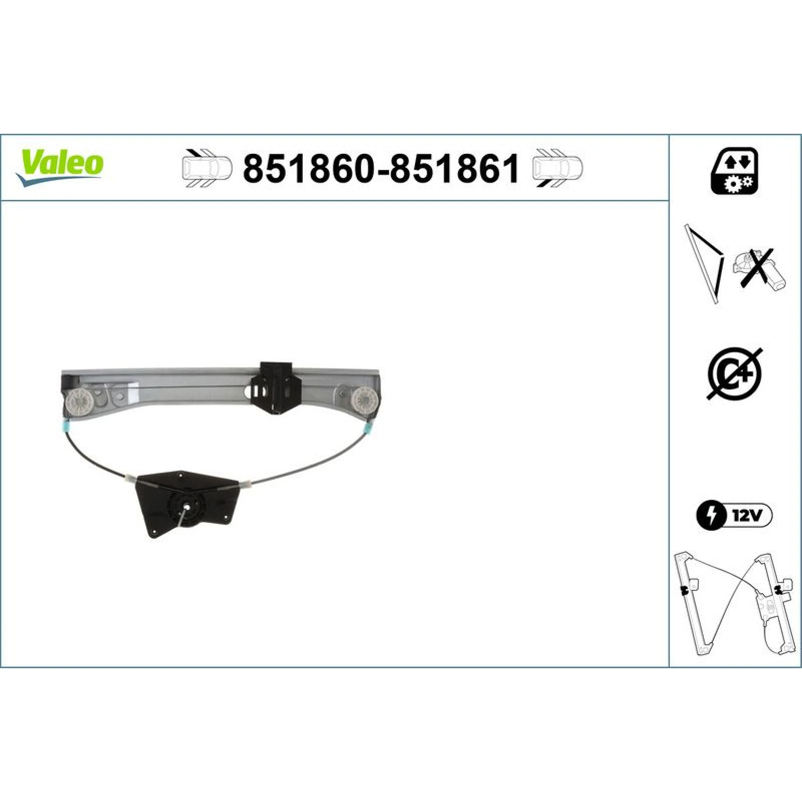 VALEO Fensterheber 851861