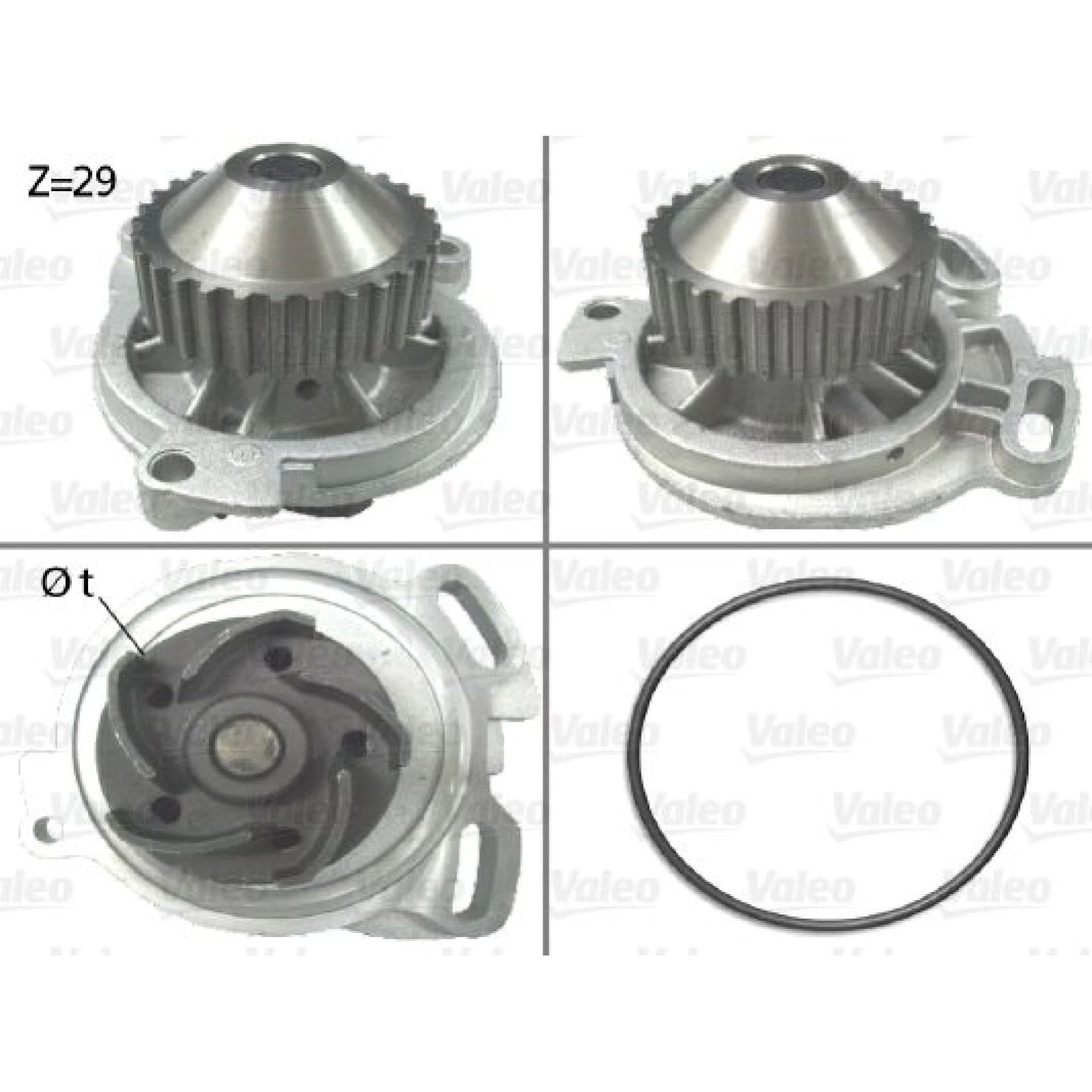 VALEO Wasserpumpe 506132