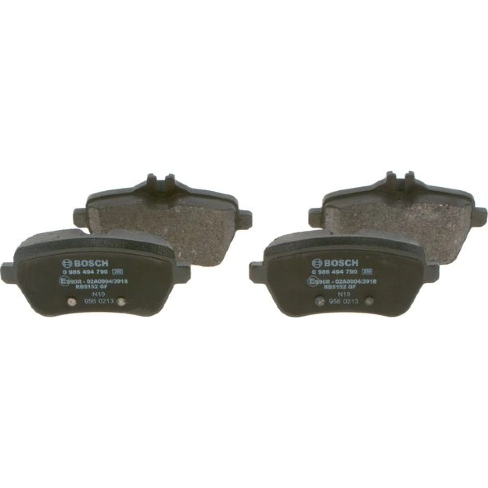 Bosch Bremsbelagsatz Hinterachse 0 986 494 790