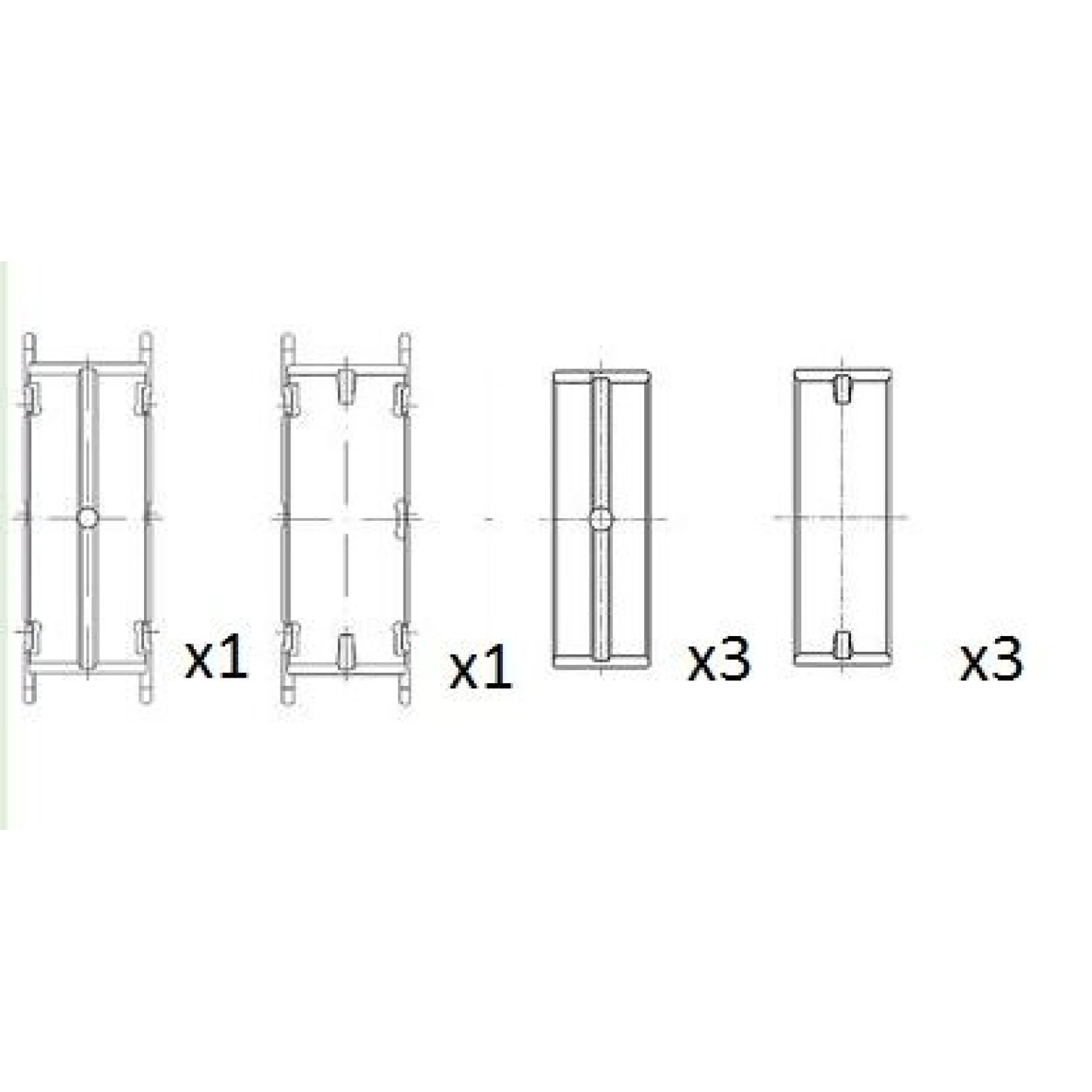 FAI AutoParts Kurbelwellenlager BM1013-STD