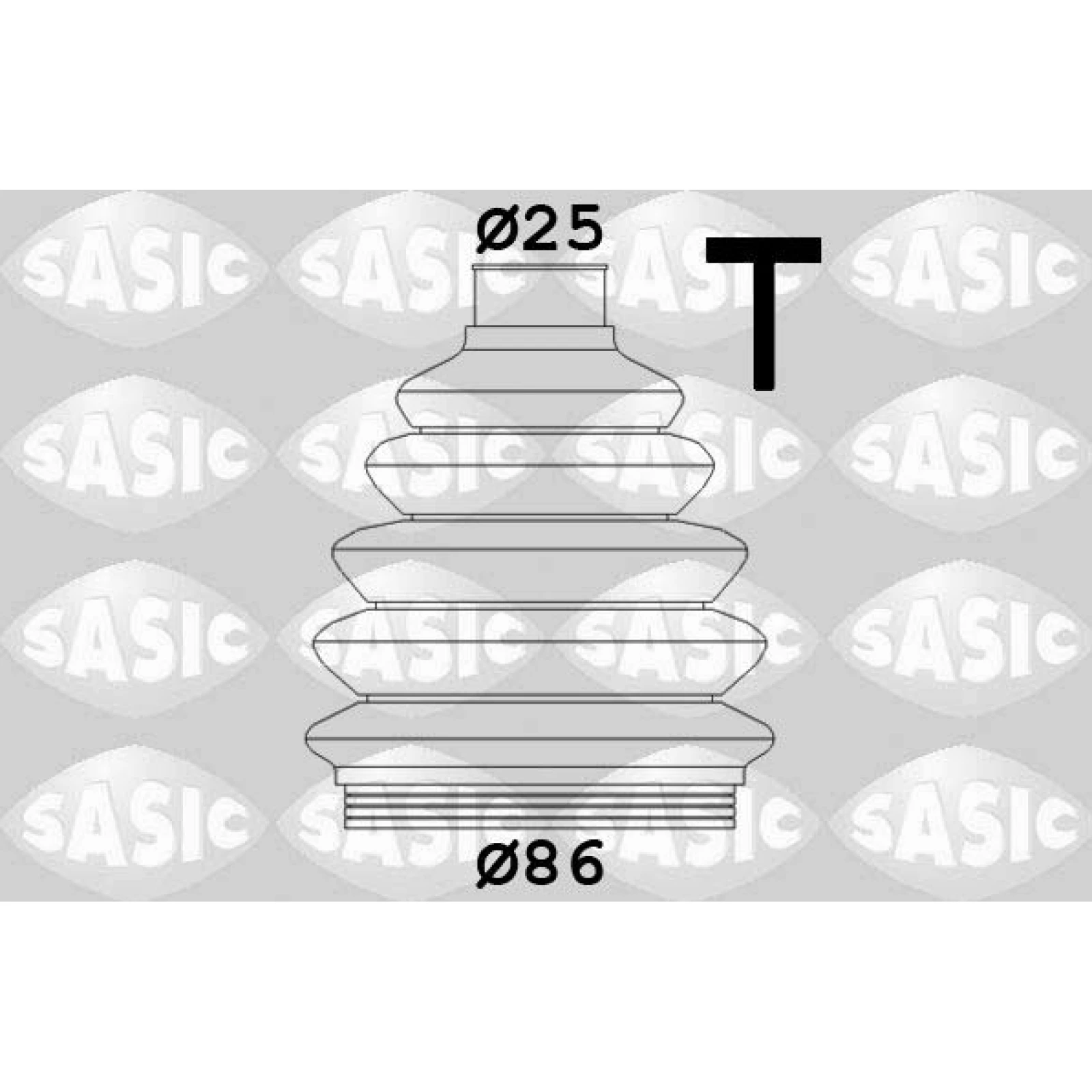 SASIC Faltenbalgsatz, Antriebswelle 9004719