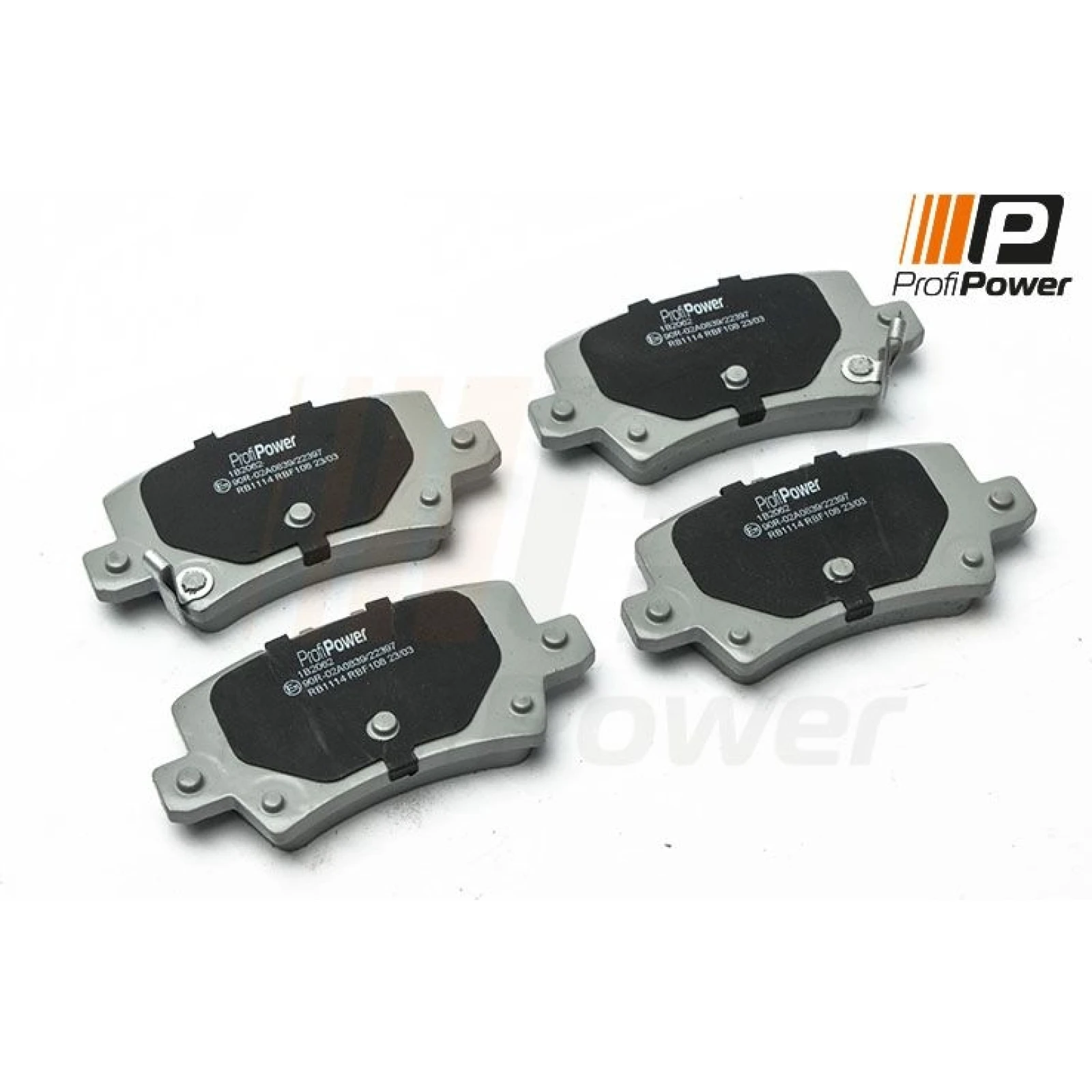 PROFIPOWER Bremsbelagsatz, Scheibenbremse 1B2062
