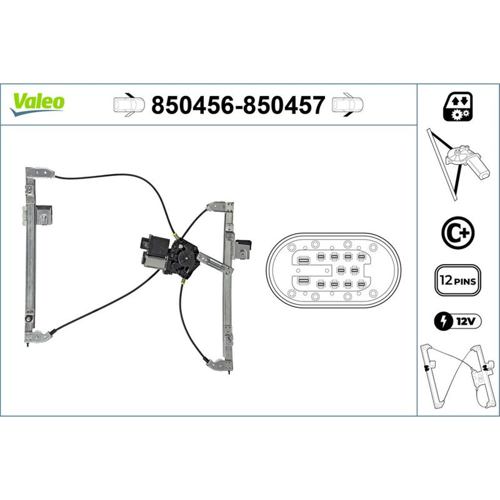 VALEO Fensterheber 850456