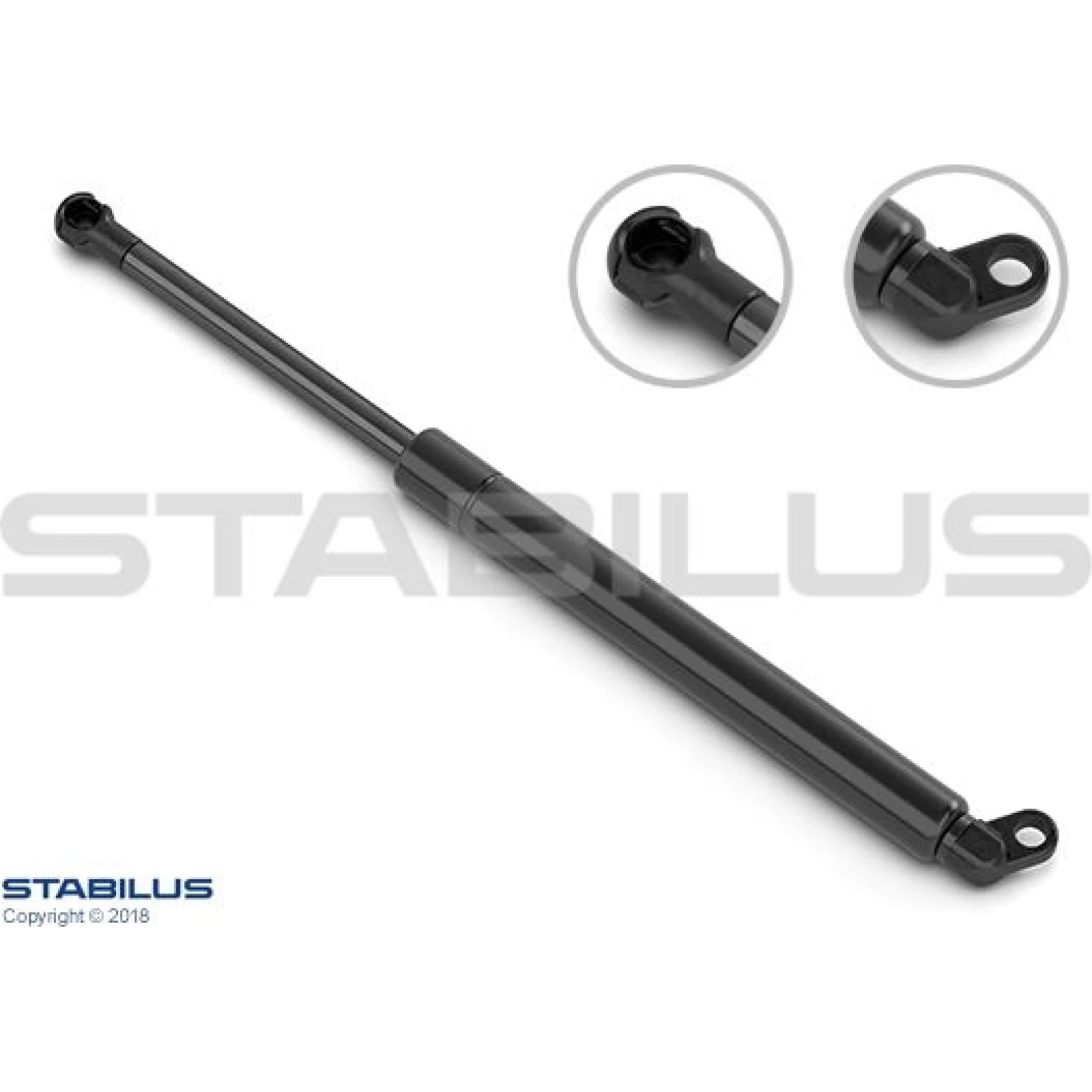 Gasfeder, Hinten L 312.5 640N 3286GW