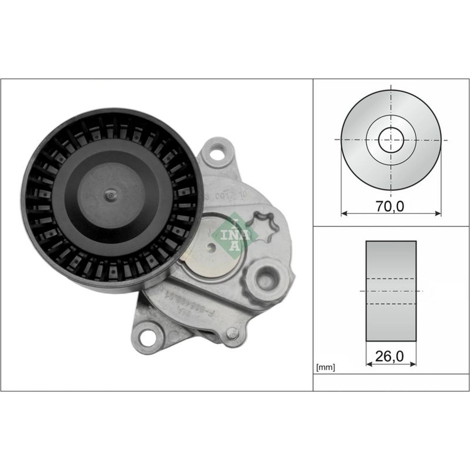 Spannarm, Keilrippenriemen 533 0017 10