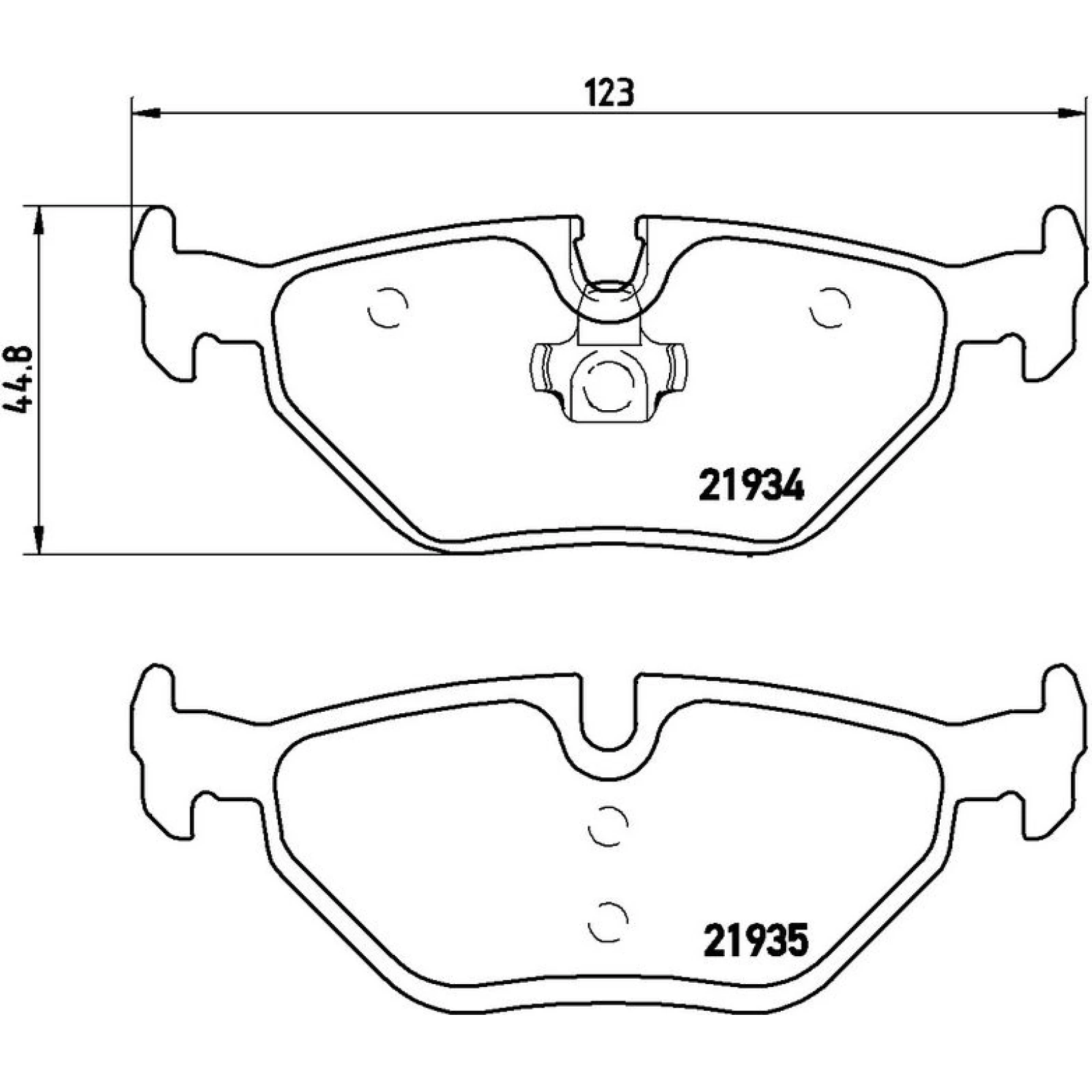 BREMBO Bremsklötze HA P 71 006