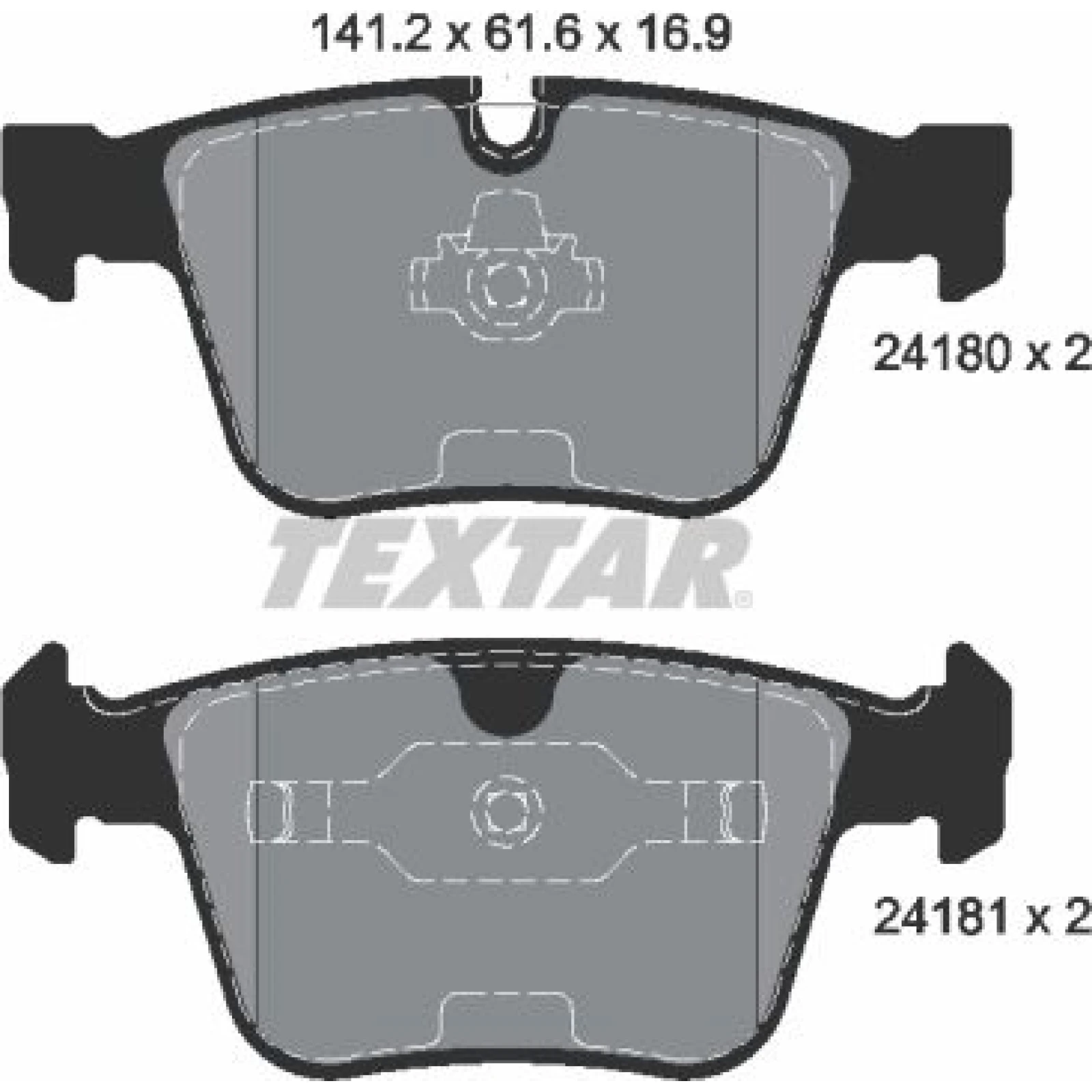 Bremsbelagsatz Db T. W221/C216 Amg 5.5-6.2 05-13 2418001