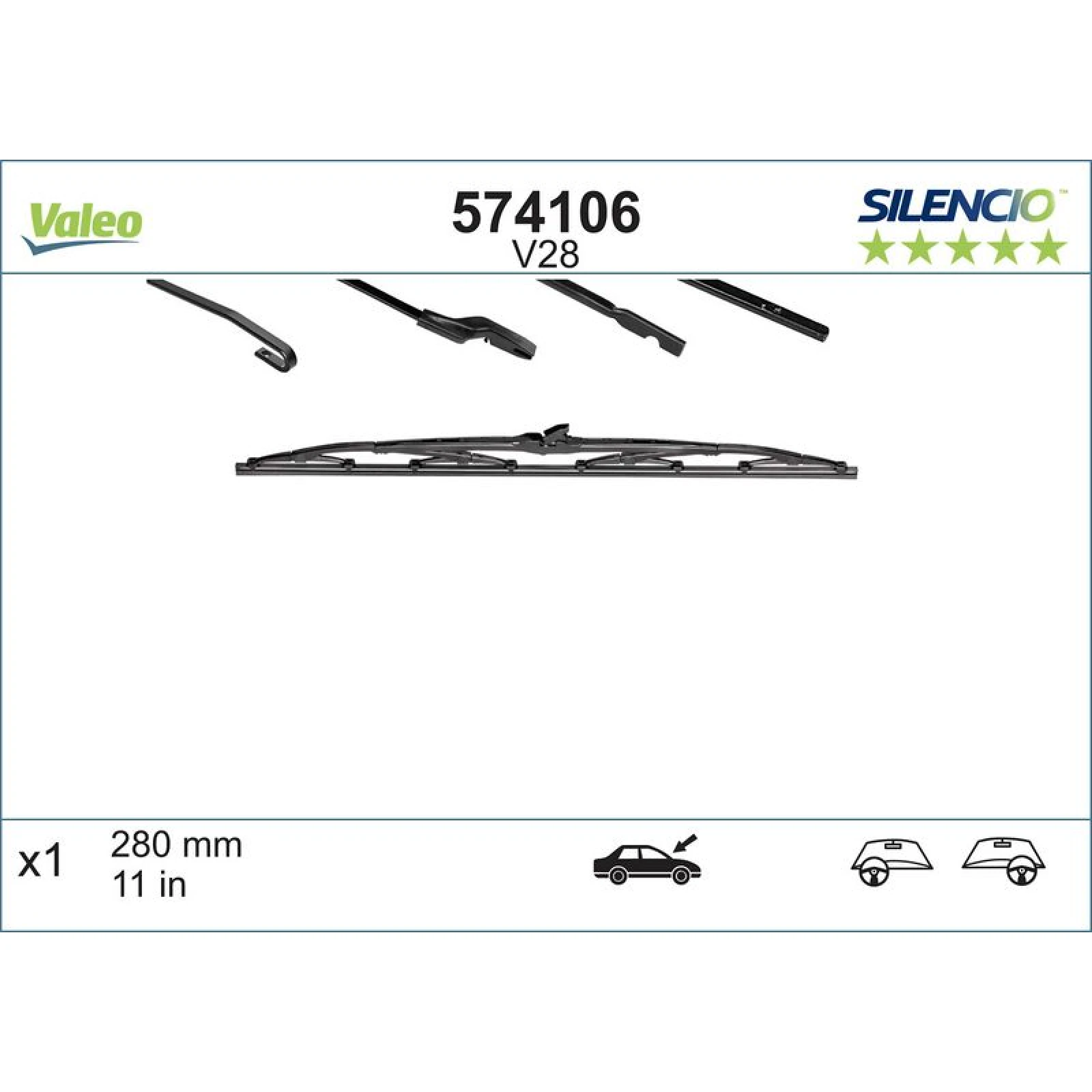 Valeo Silencio Standard 574106