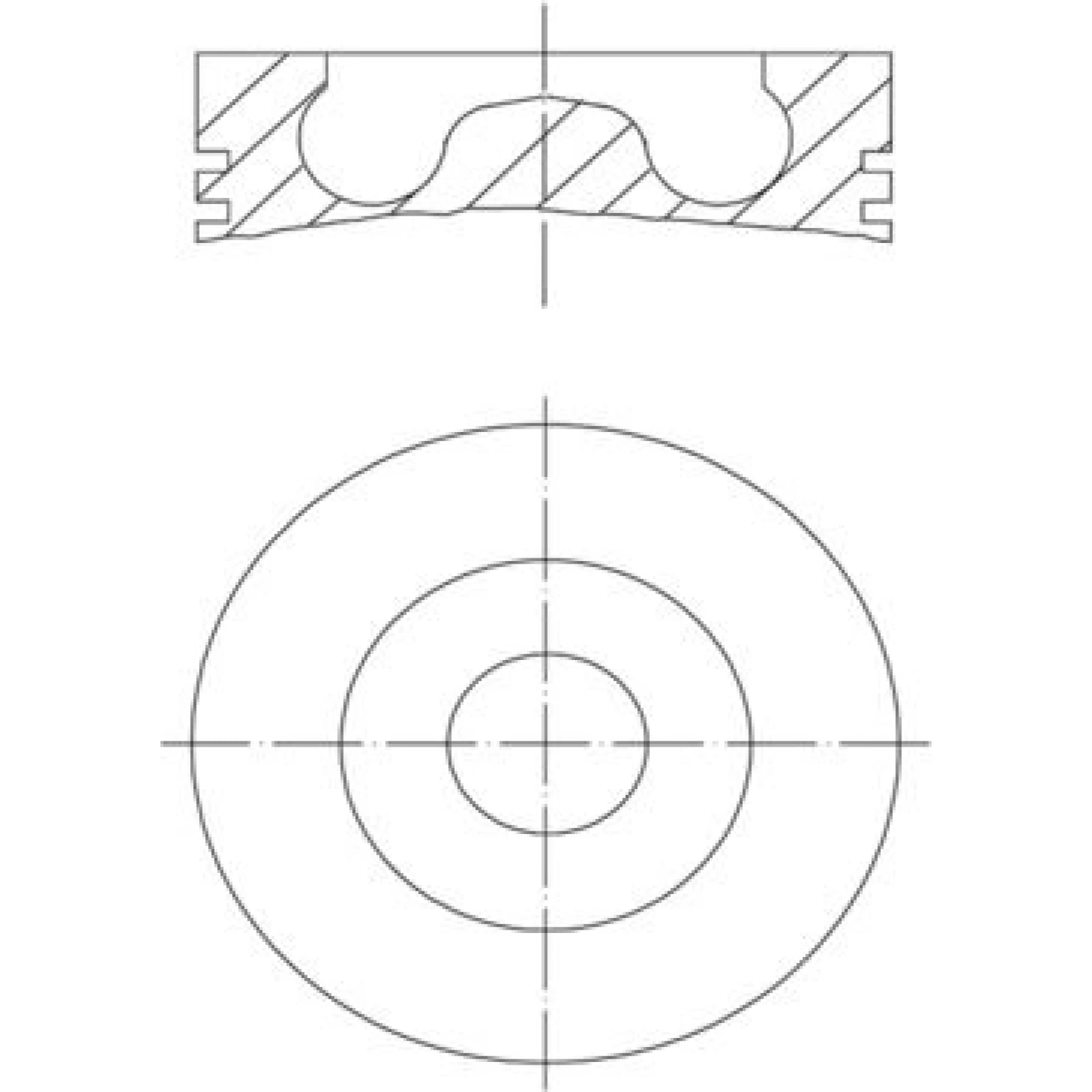 MAHLE Kolben 013 PI 00147 000