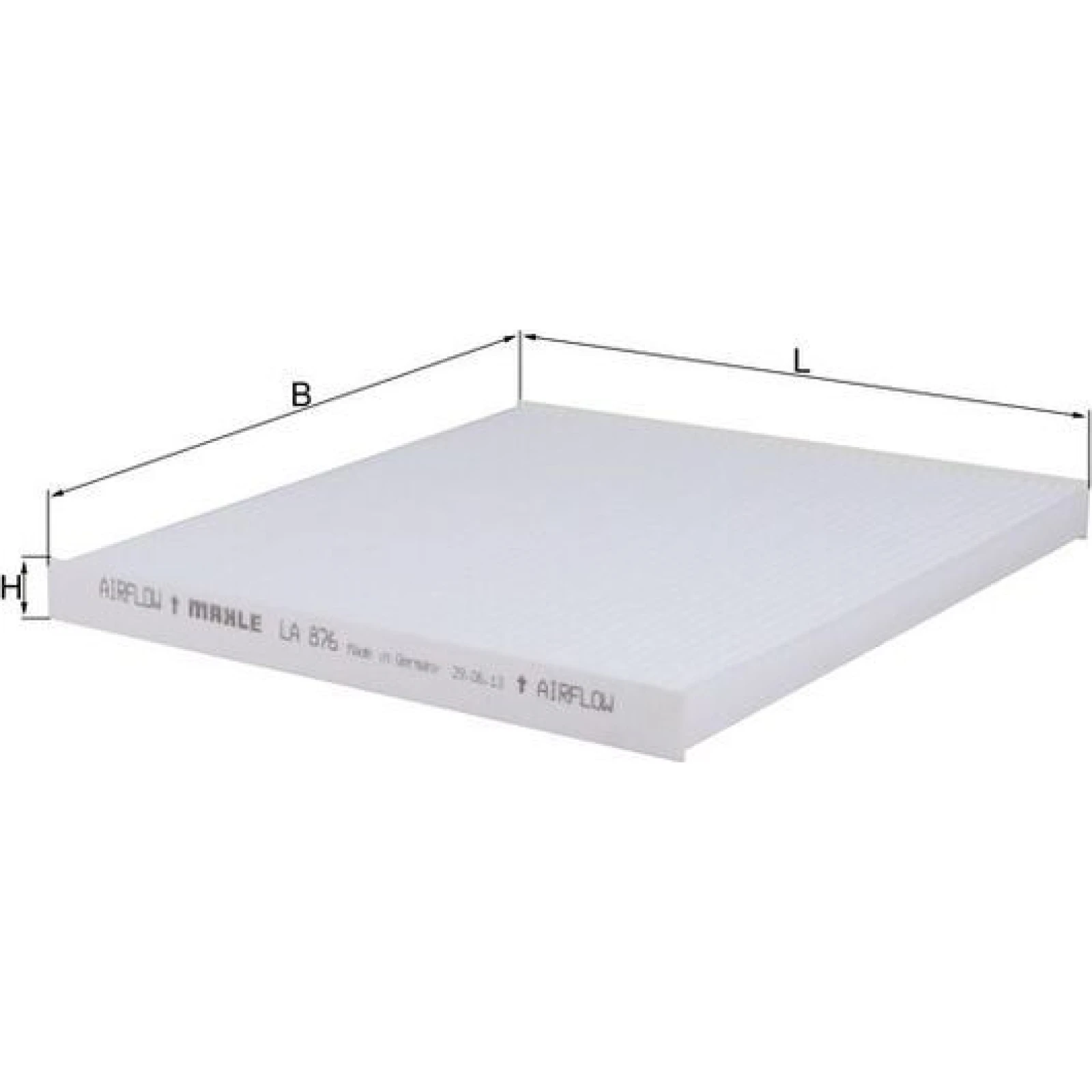 MAHLE Filter, Innenraumluft LA 876