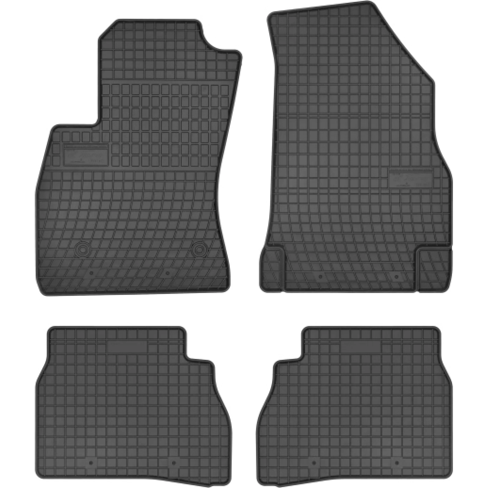 Passgenaue Kofferraummatte Gummimatten Fiat Doblo 2010- / Opel Combo D 2011 0910
