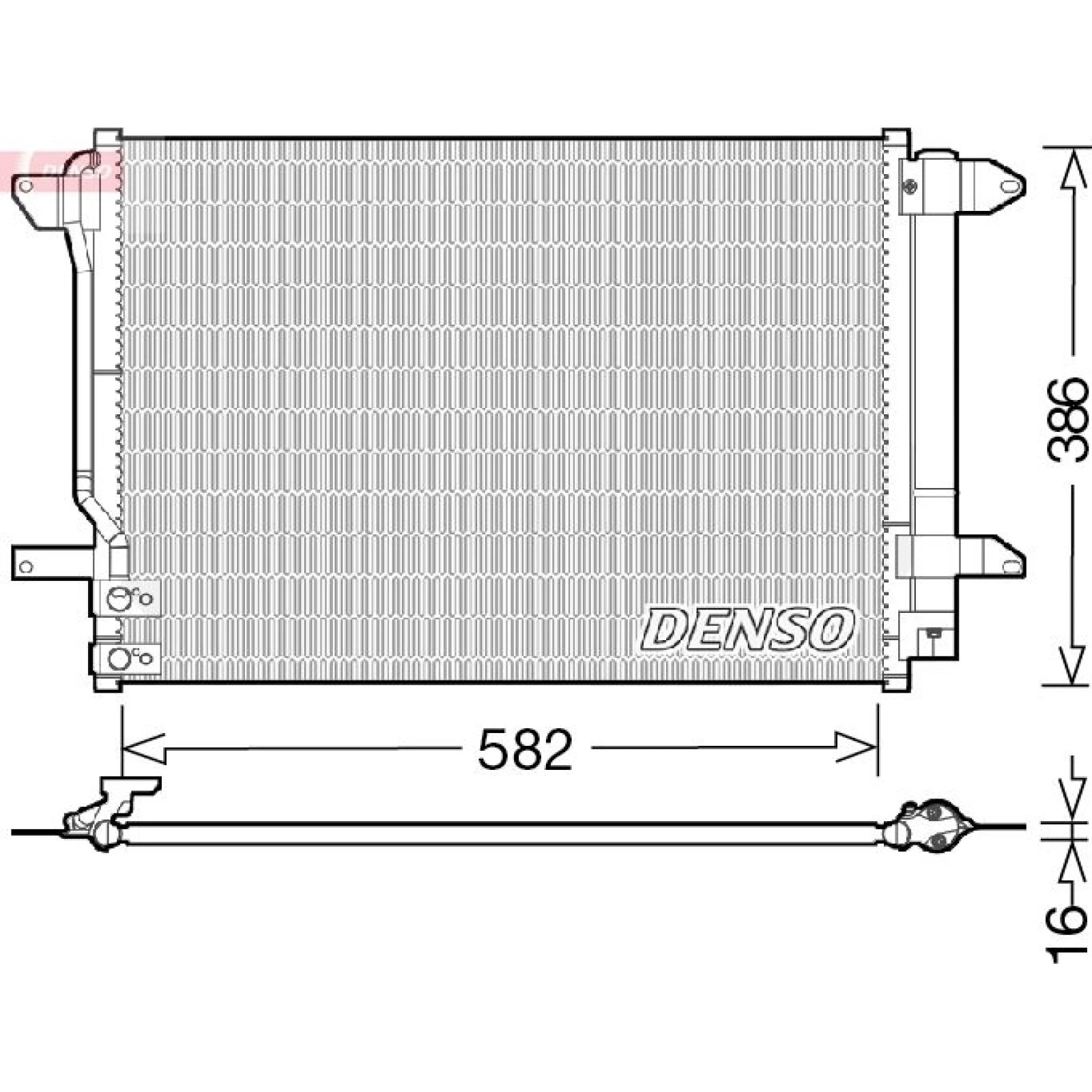 DENSO Klimaanlagenkühler DCN32027