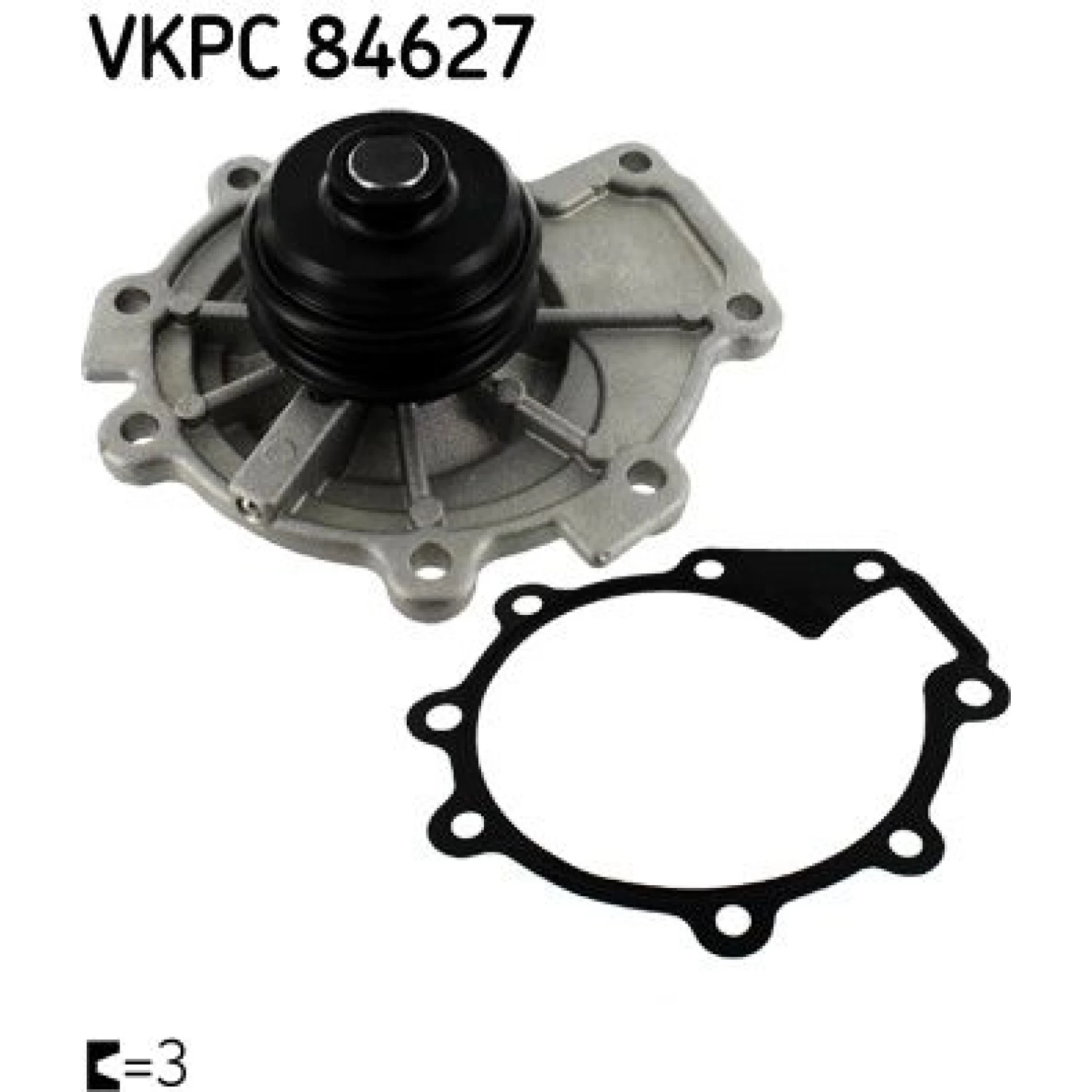 SKF Wasserpumpe / Kühlmittelpumpe VKPC 84627