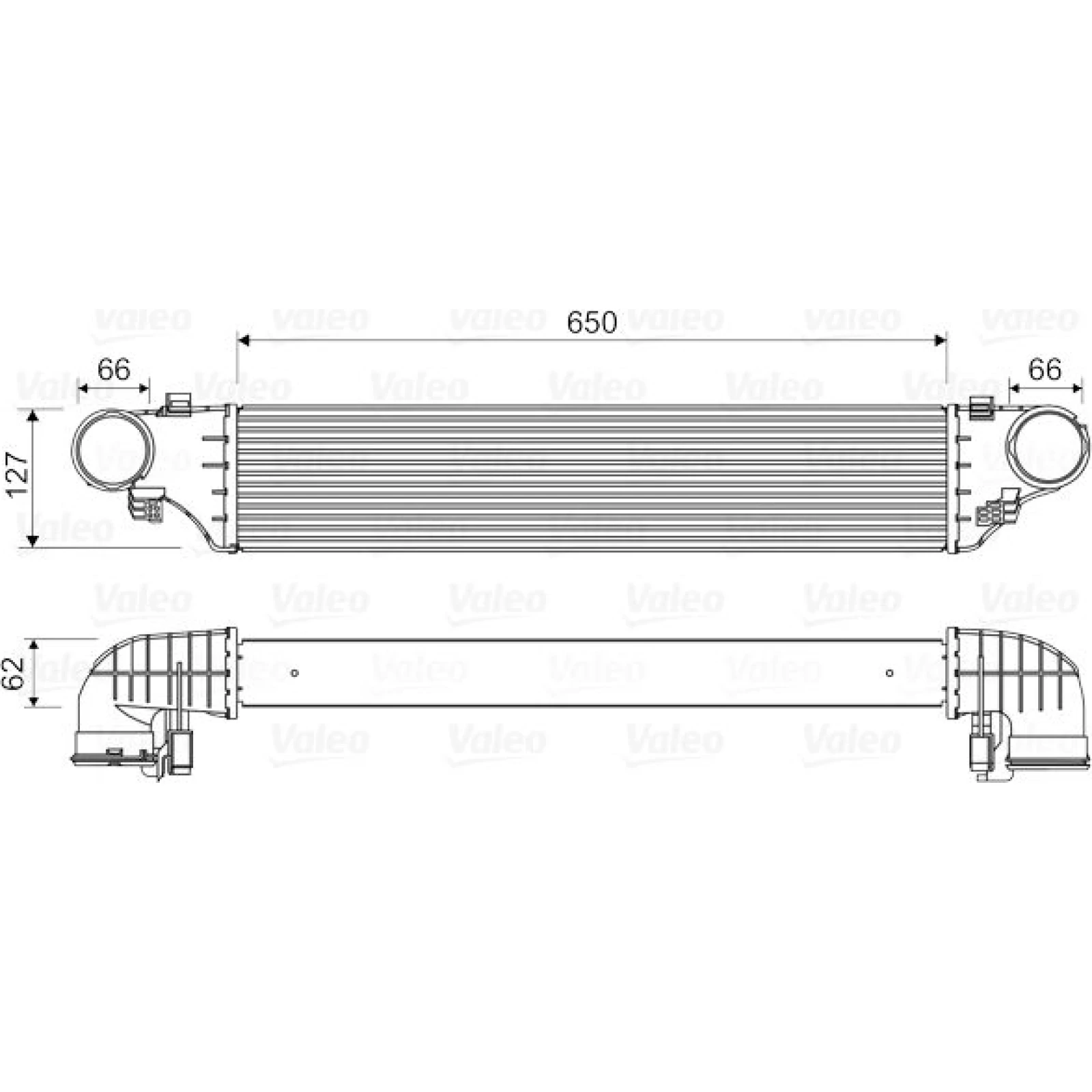 Ladeluftkühler 818552