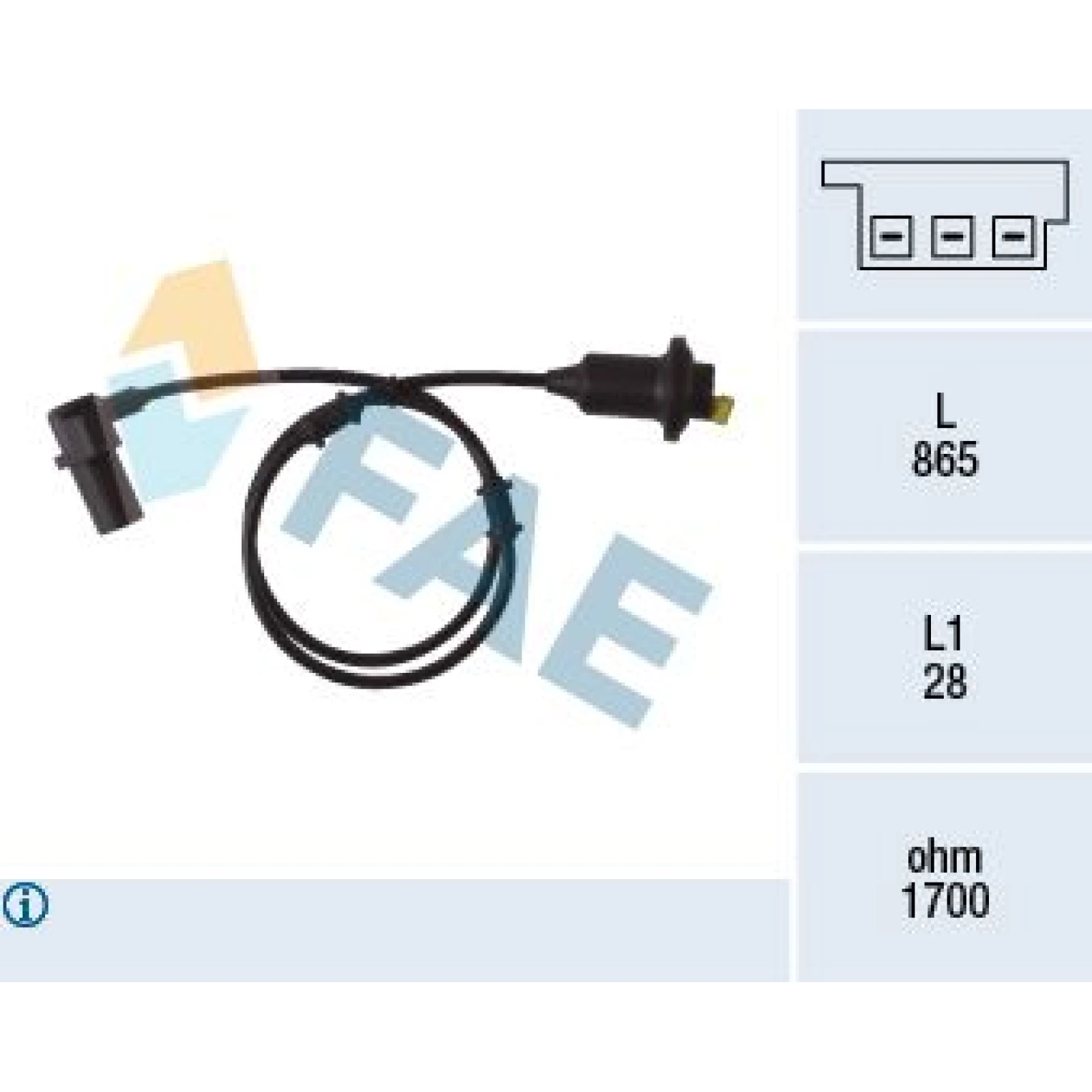 FAE Sensor, Raddrehzahl 78082
