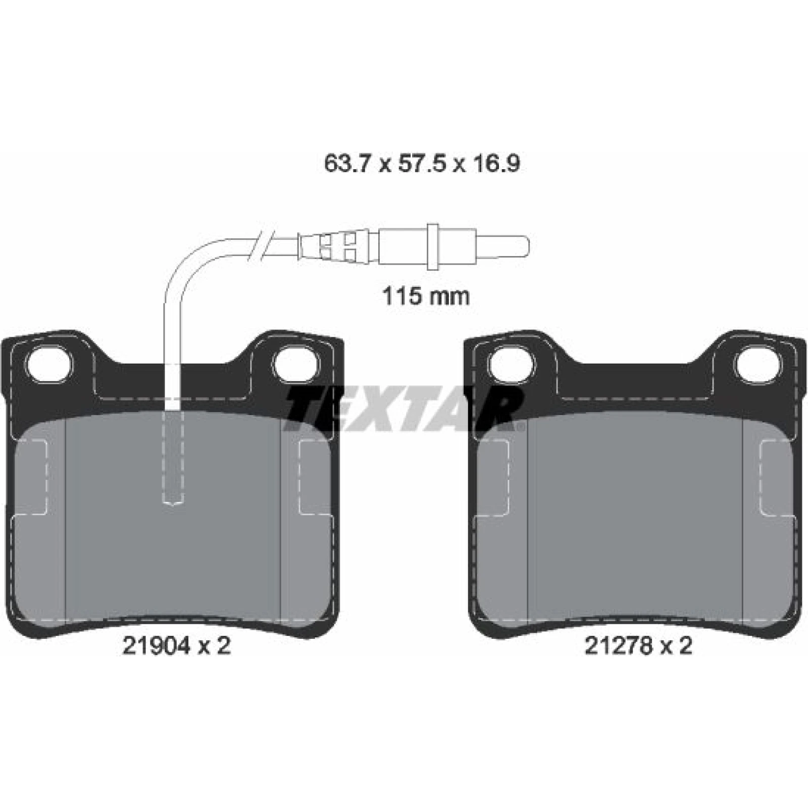 Bremsbelagsatz Db T. Vito 108-11# 2190403