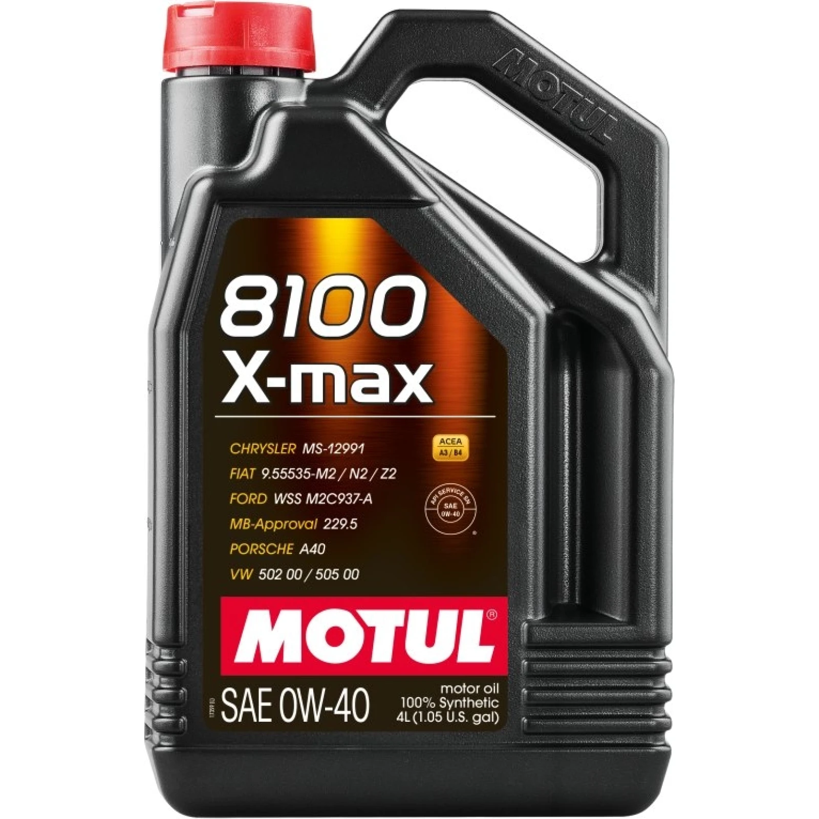 Motul 8100 X-max 0W-40 A3 / B4 4 Liter 104532