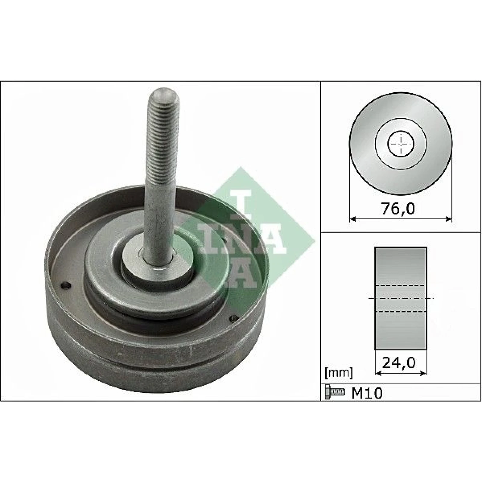Umlenk-/Führungsrolle, Keilrippenriemen 532 0500 10
