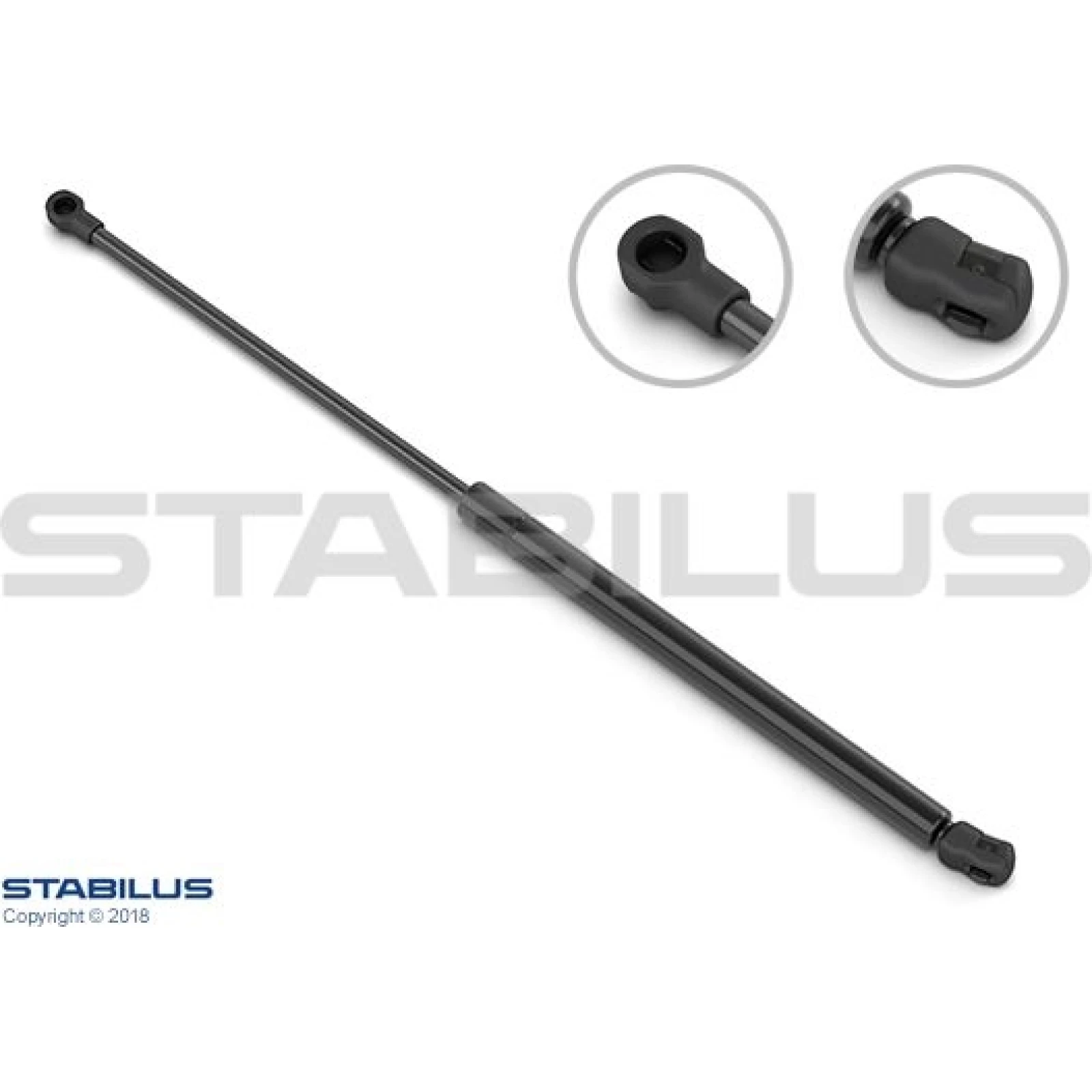 Gasfeder, Hinten L 500 635N 23606