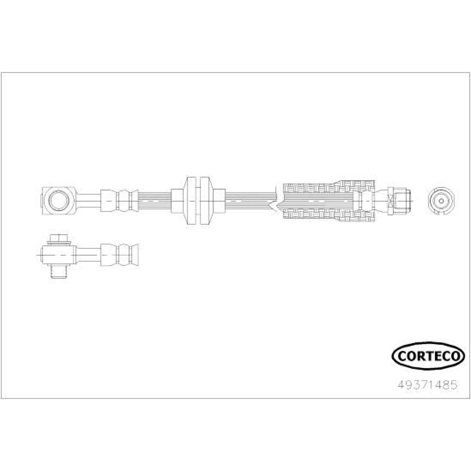 CORTECO Bremsschlauch 49371485