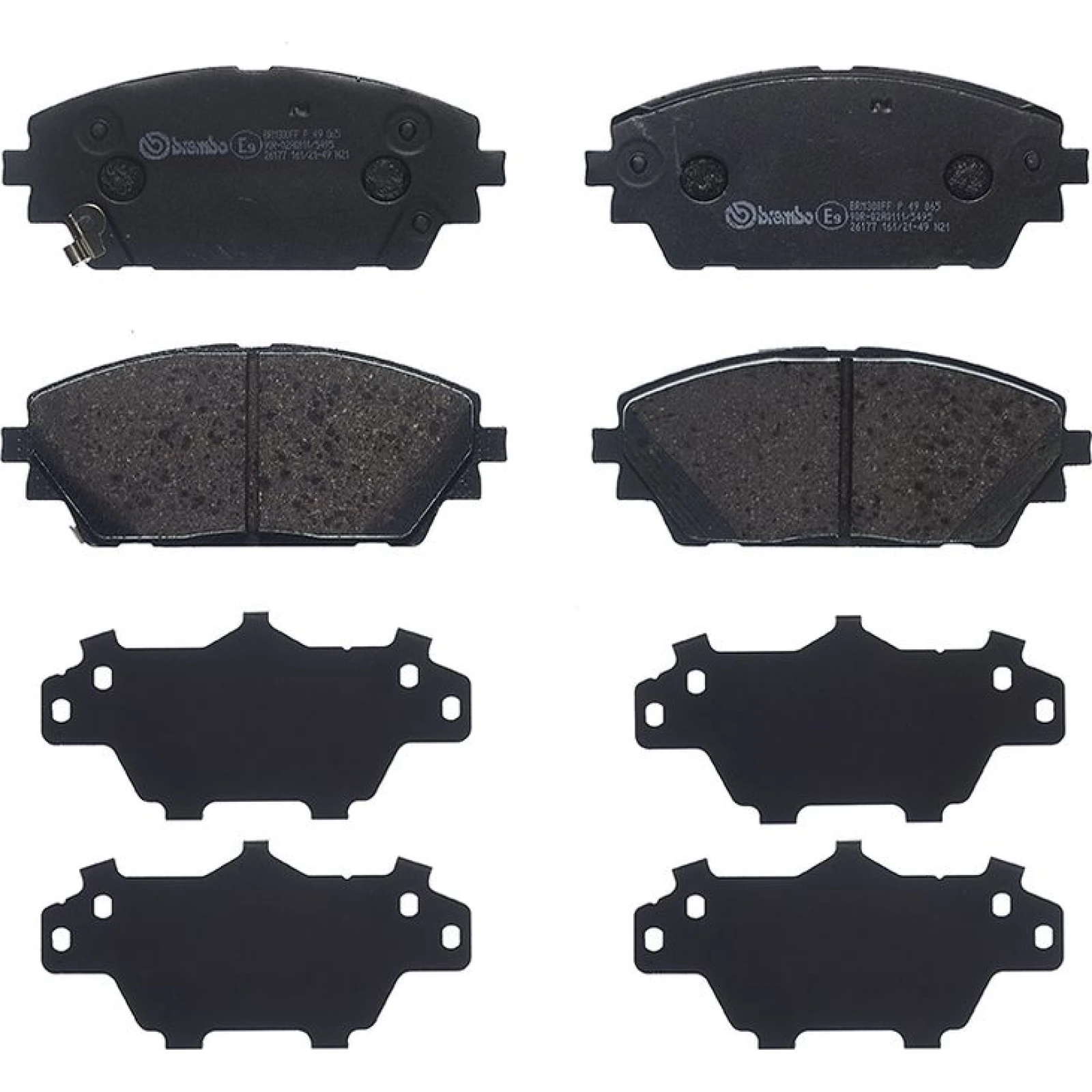 BREMBO Bremsklötze VA P 49 065